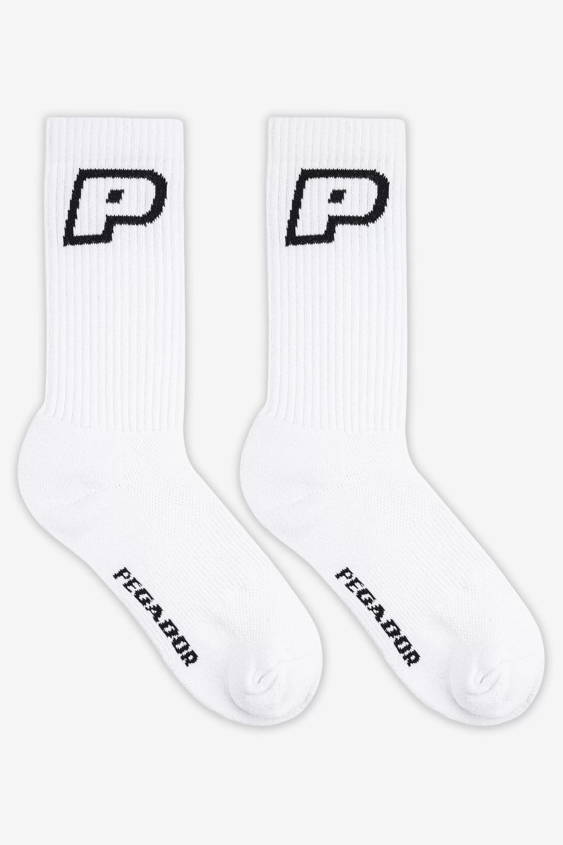 Acme Socks White Black-Pegador Cheap