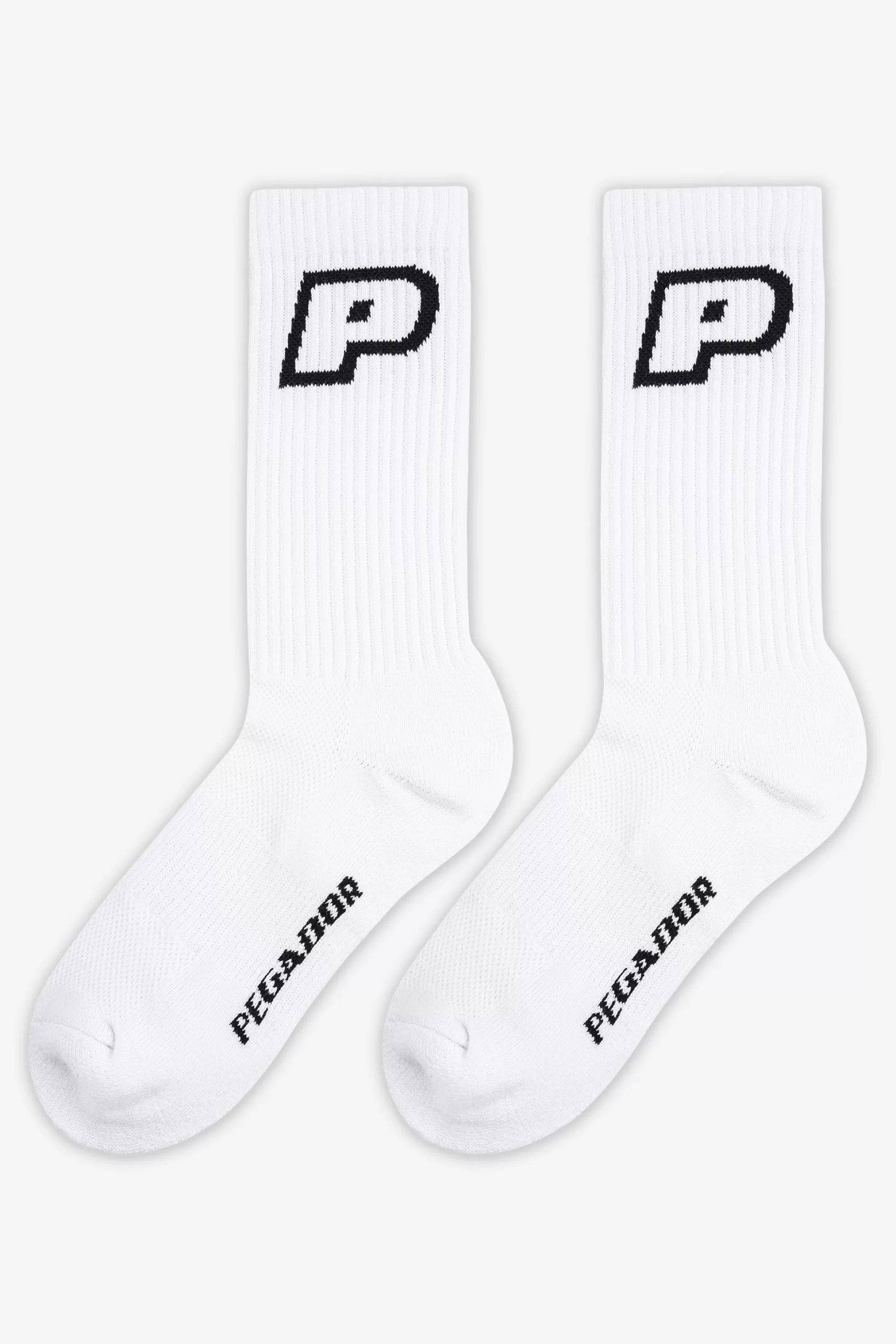 Acme Socks White Black-Pegador Cheap