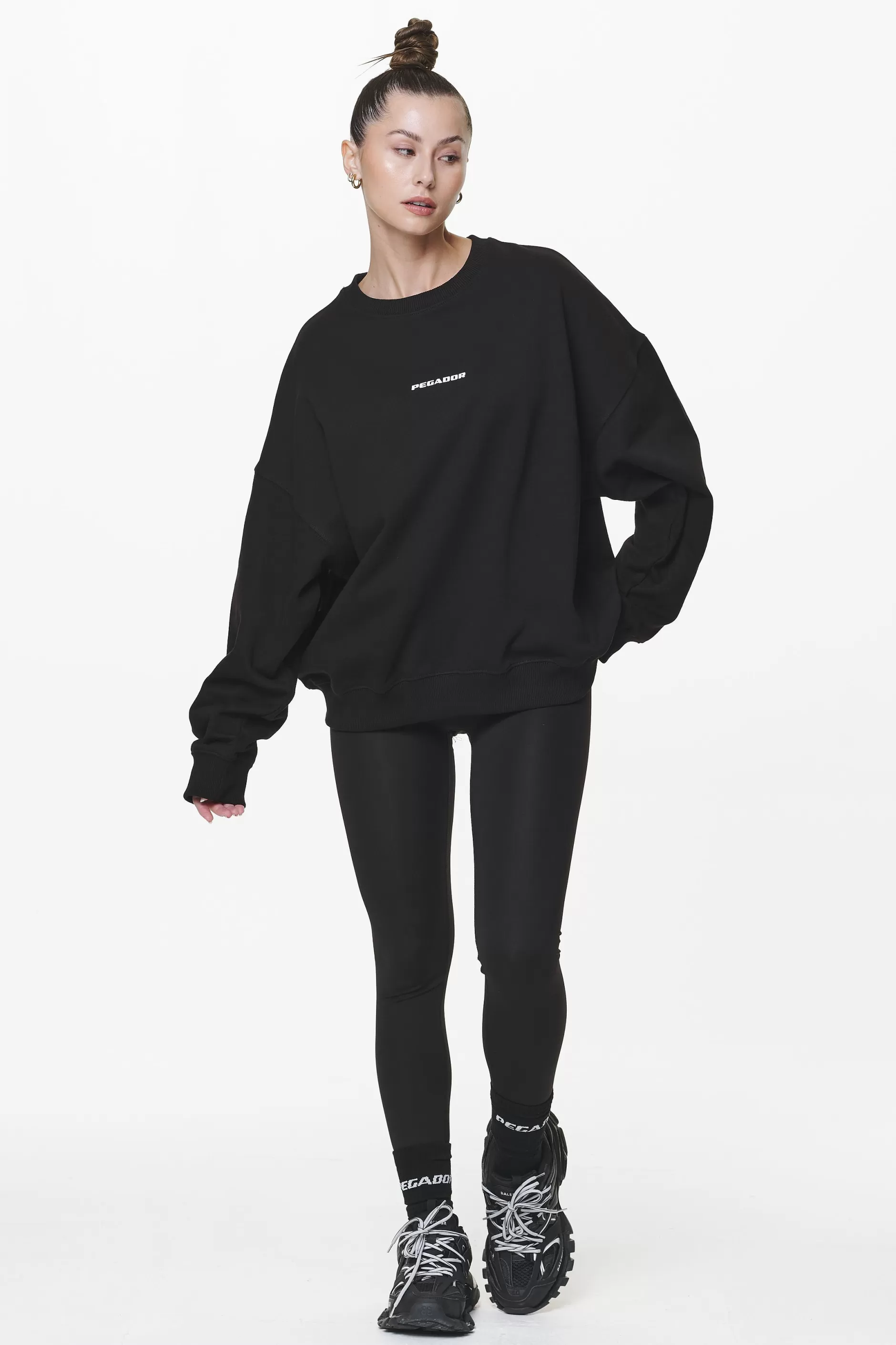 Aelva Logo Heavy Oversized Crew Neck -Pegador Shop