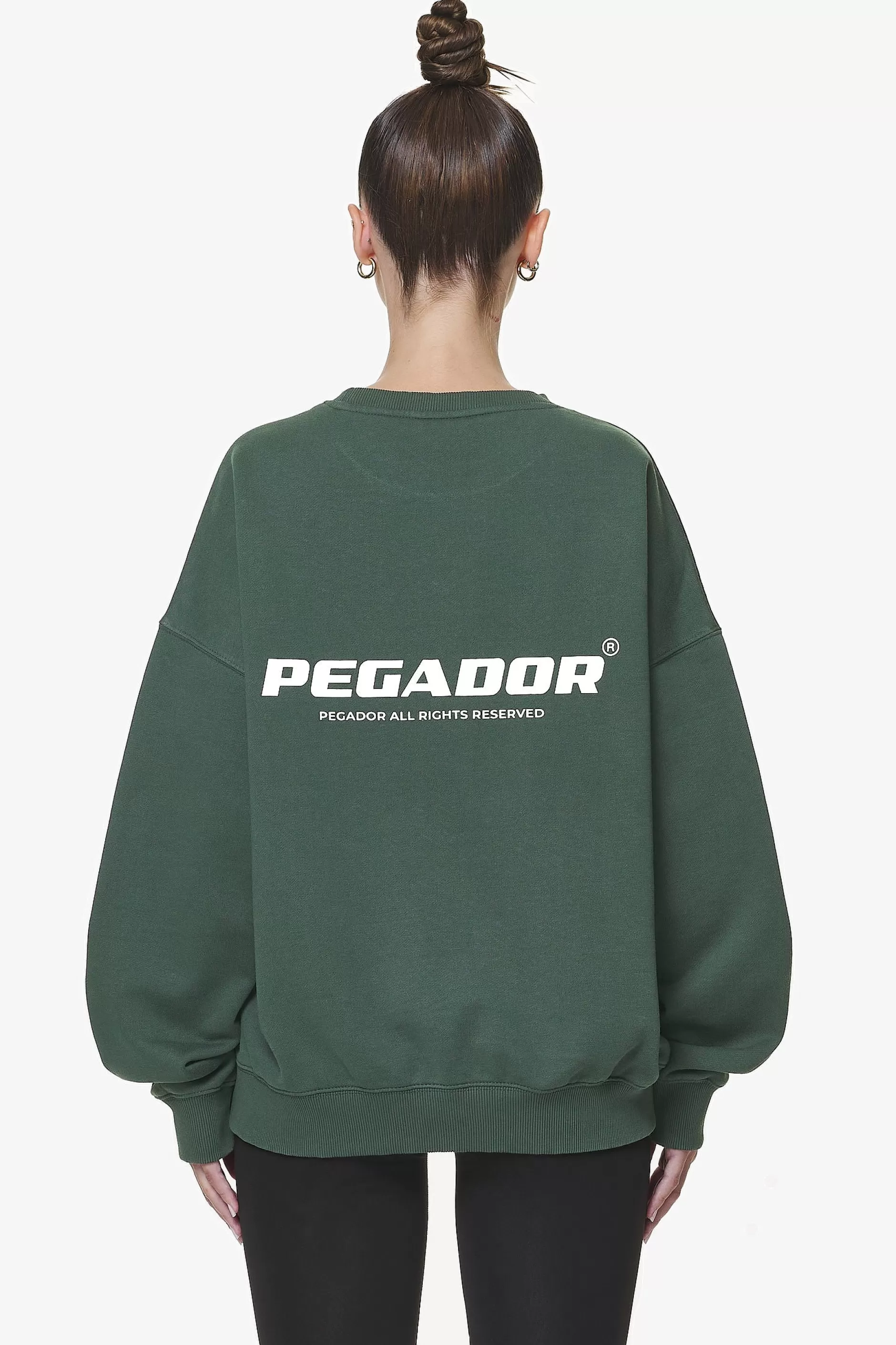 Aelva Logo Heavy Oversized Crew Neck -Pegador New