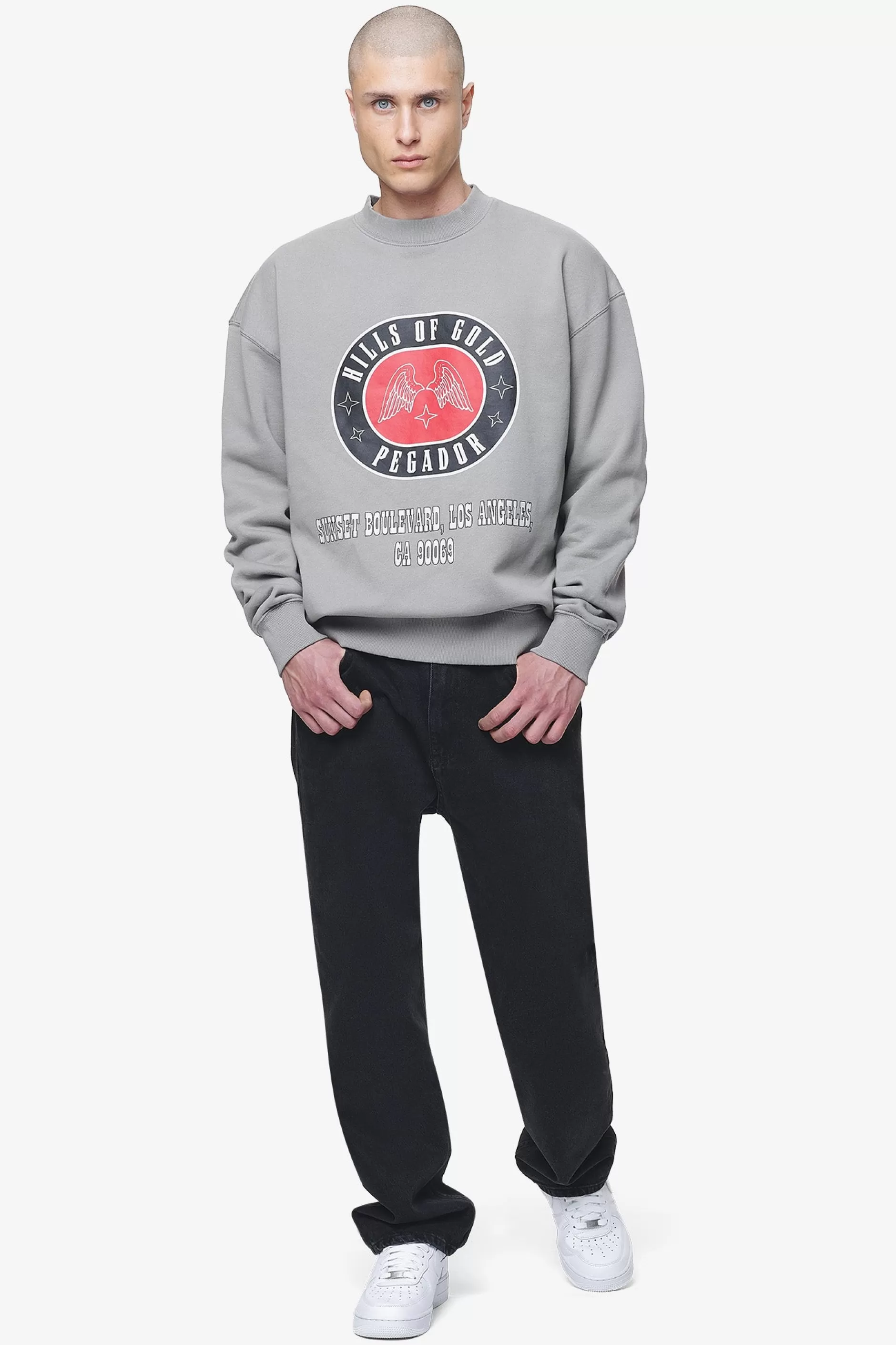 Algon Oversized Sweater Vintage Washed Dusk Grey-Pegador Shop