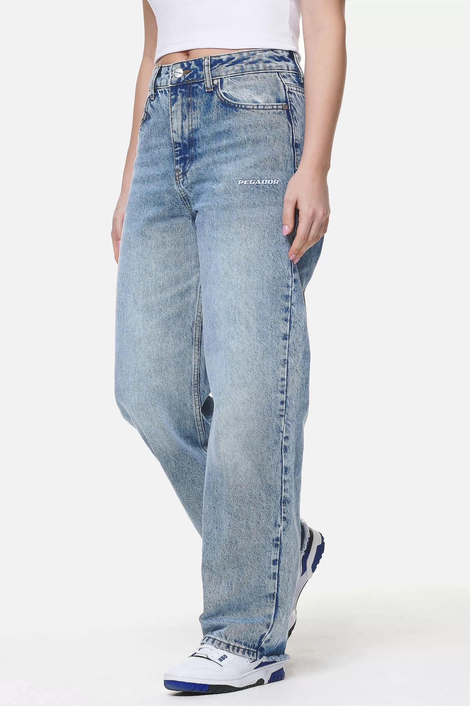 Allora Wide Jeans Bright Denim Blue-Pegador Discount