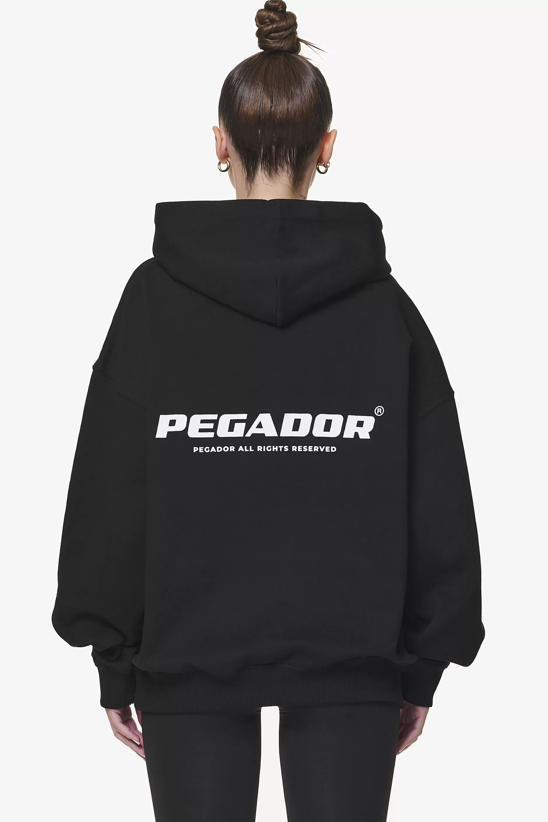 Atna Logo Oversized Hoodie -Pegador Sale