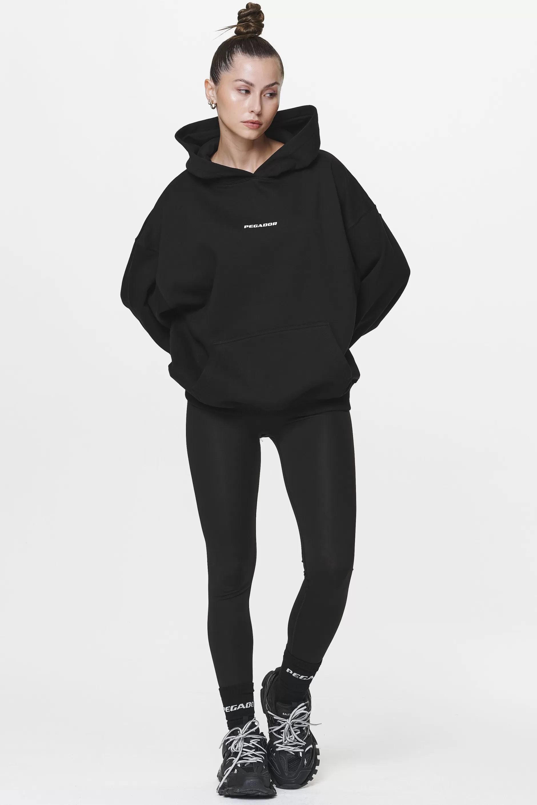 Atna Logo Oversized Hoodie -Pegador Sale