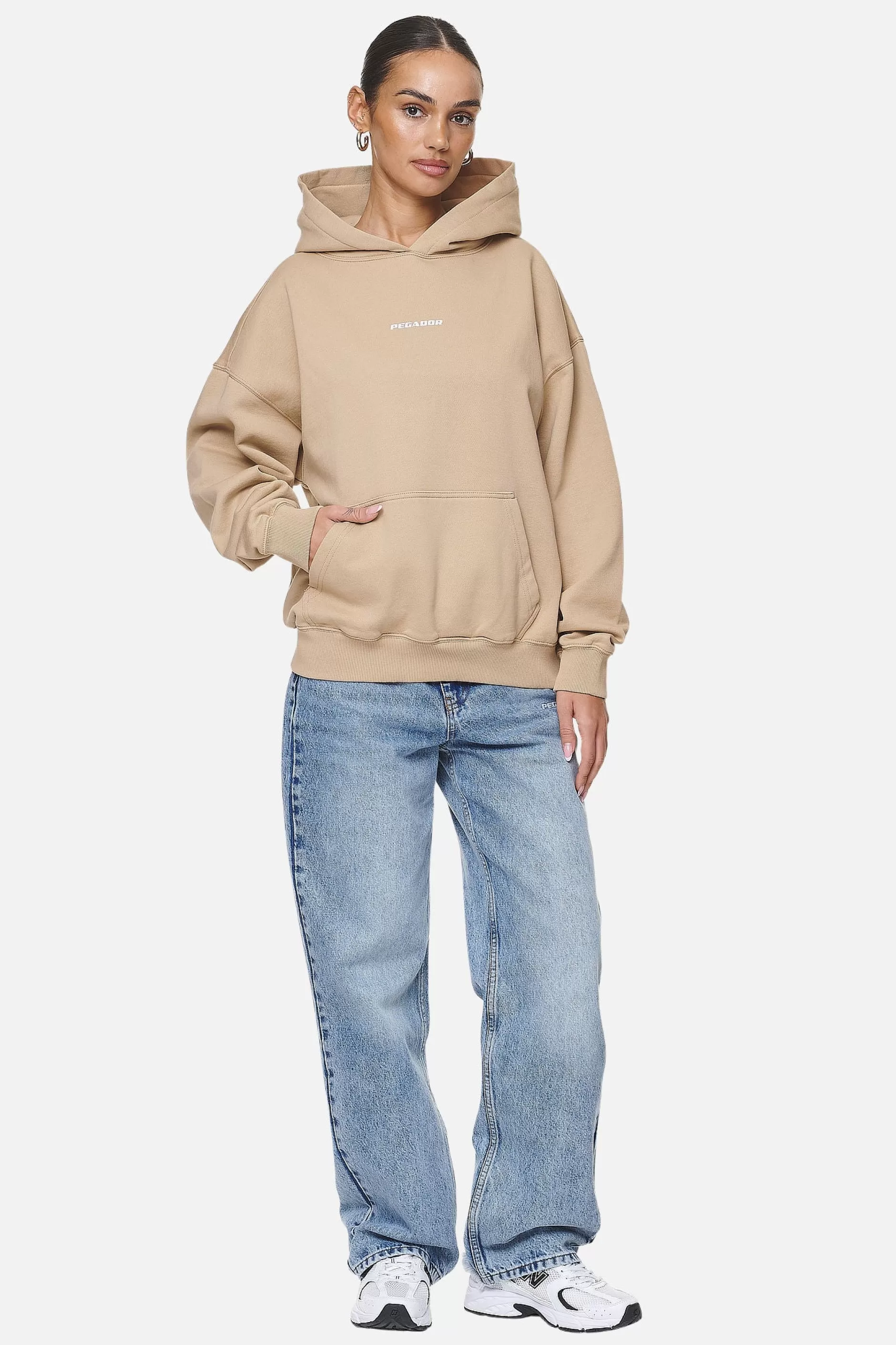 Atna Logo Oversized Hoodie -Pegador Clearance