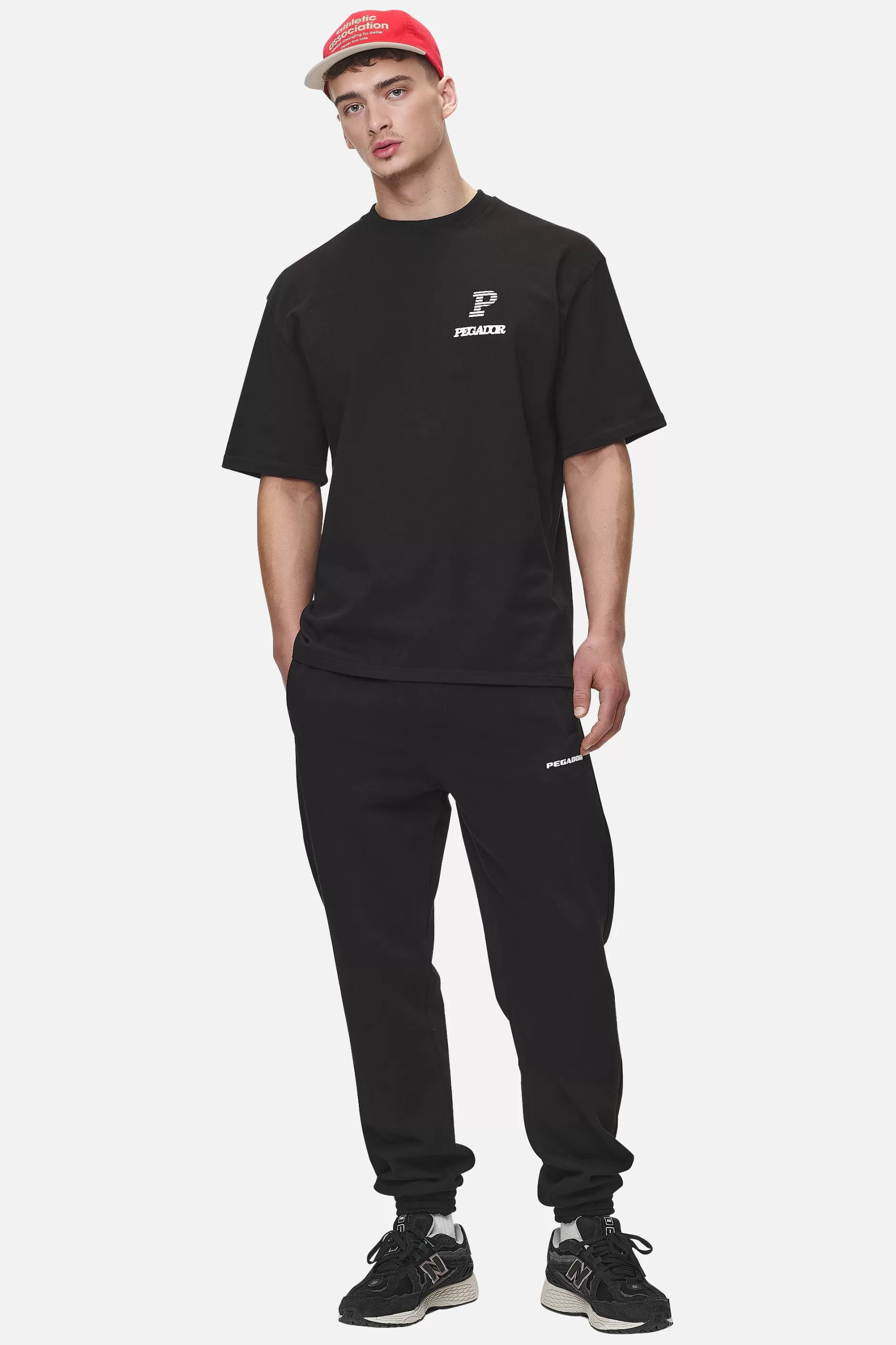 Baldock Oversized Tee Washed Black-Pegador Online