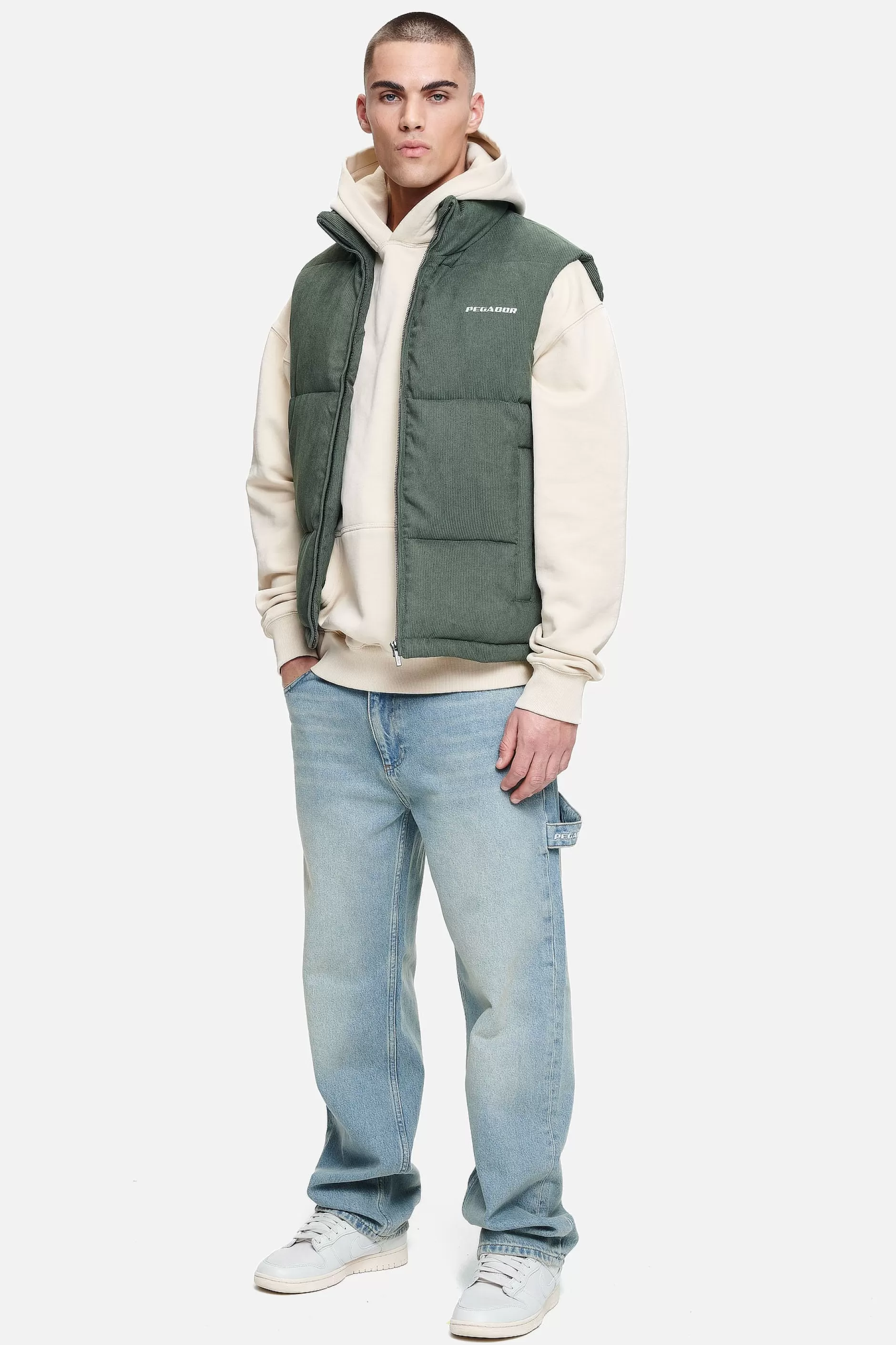 Bardon Cord Puffer Vest -Pegador Sale