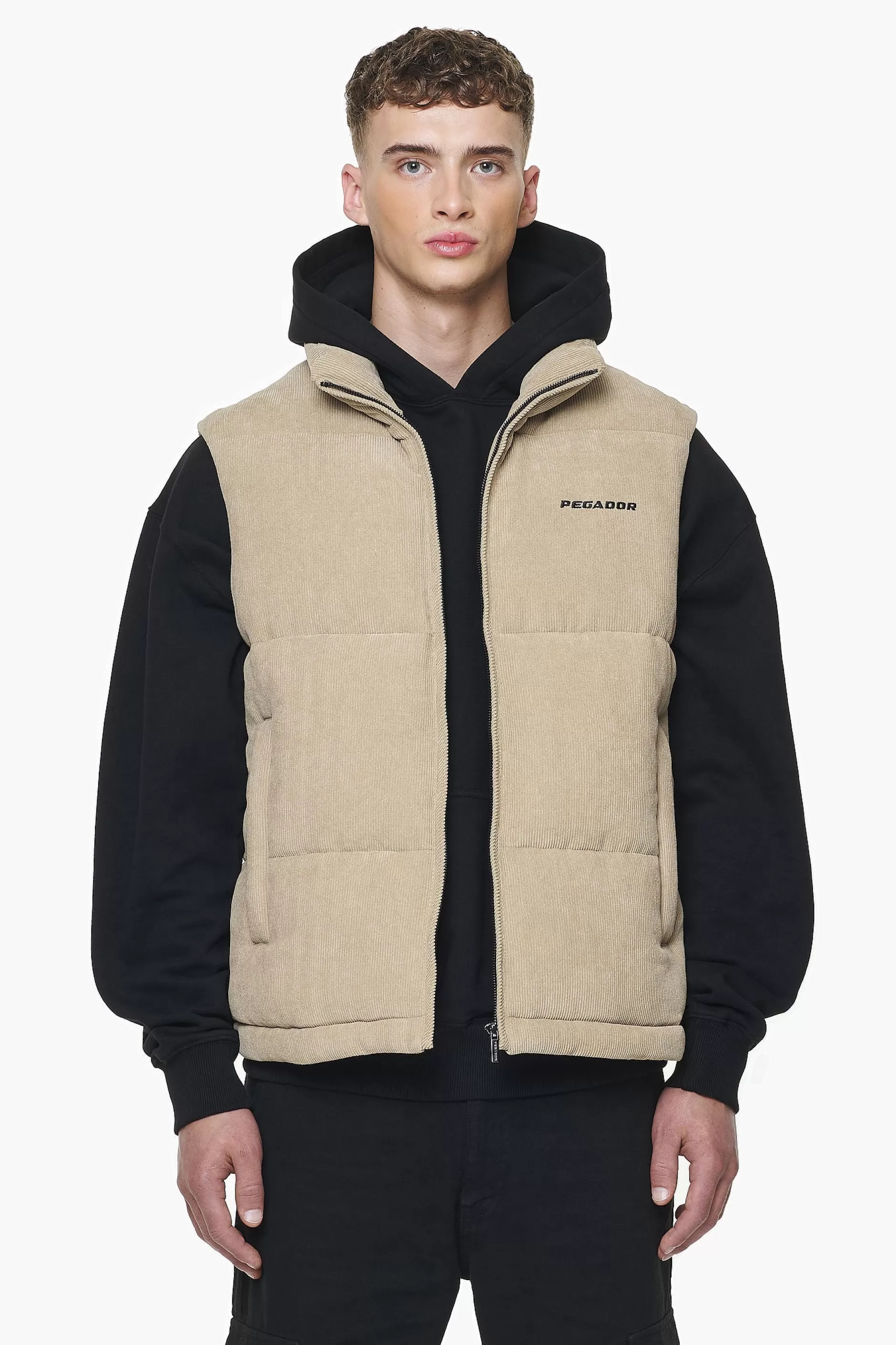 Bardon Cord Puffer Vest -Pegador Cheap