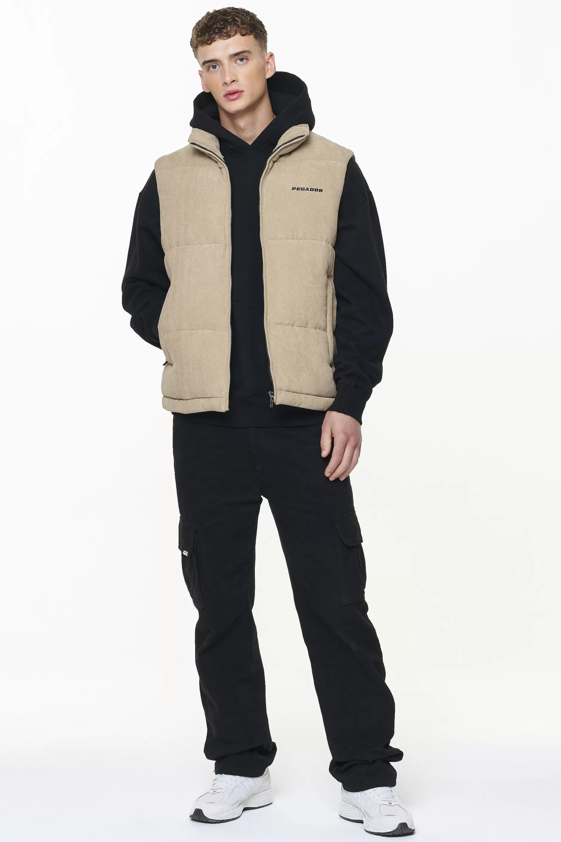 Bardon Cord Puffer Vest -Pegador Cheap