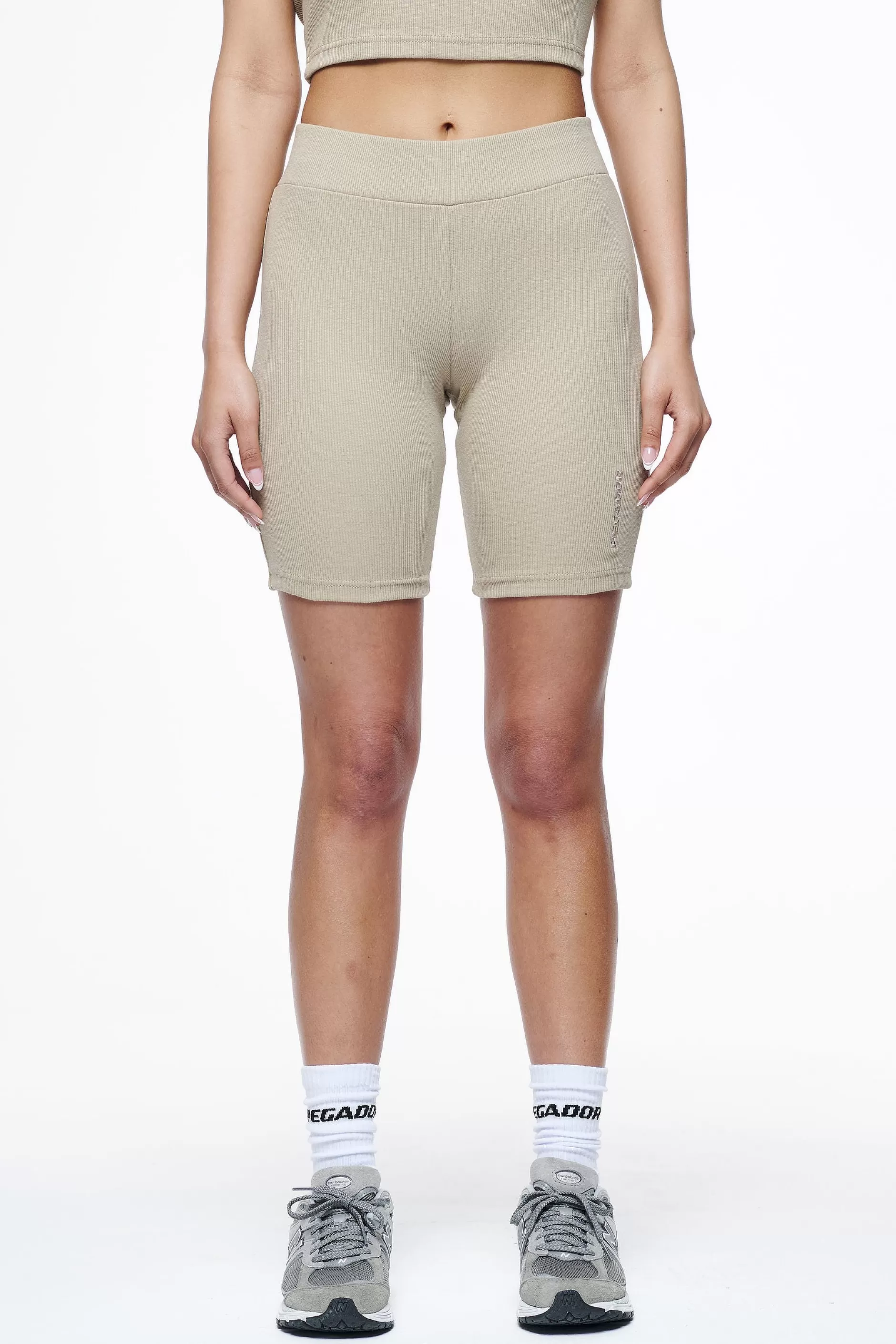 Barrie Rib Biker Shorts -Pegador New