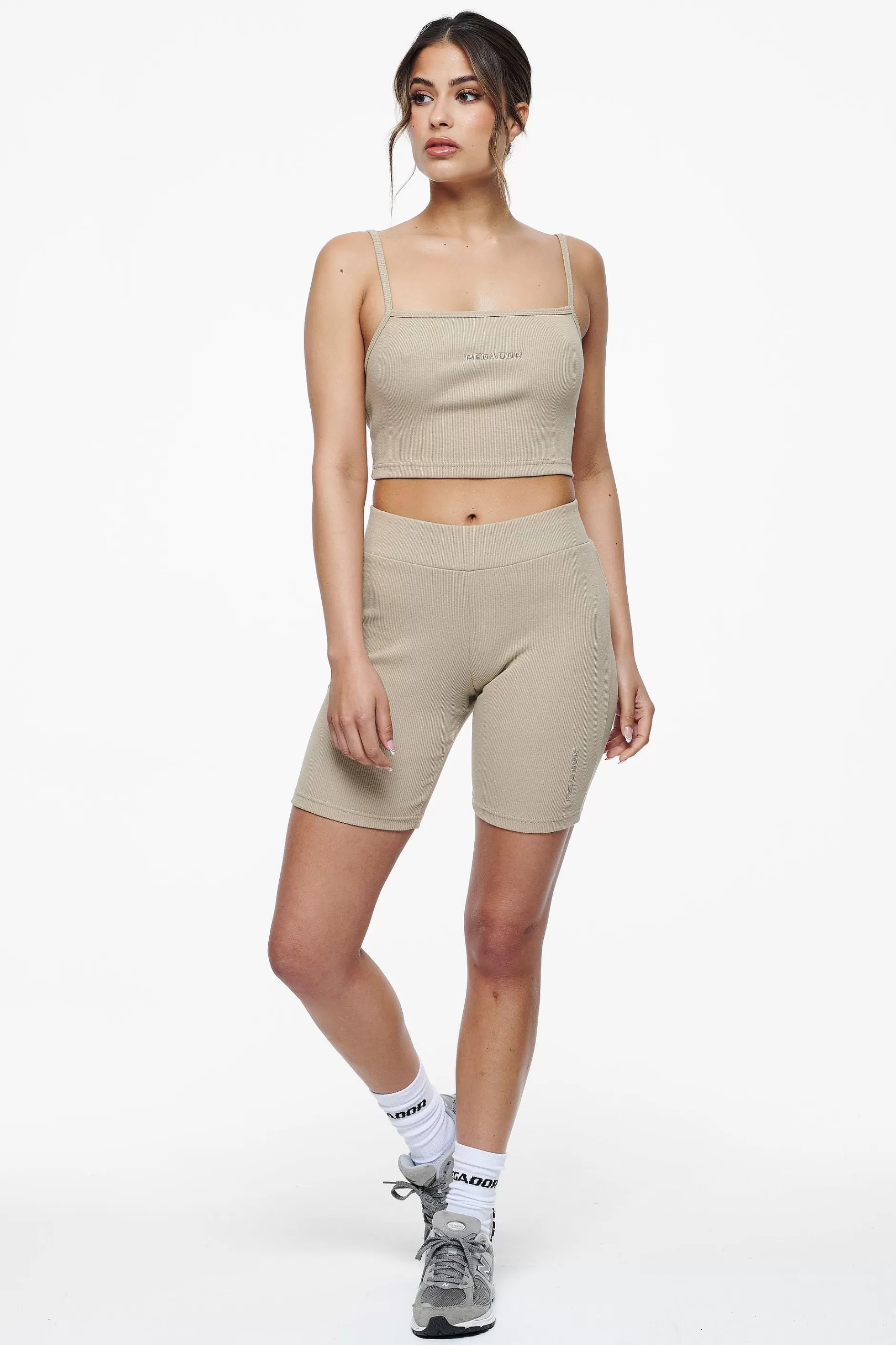 Barrie Rib Biker Shorts -Pegador New