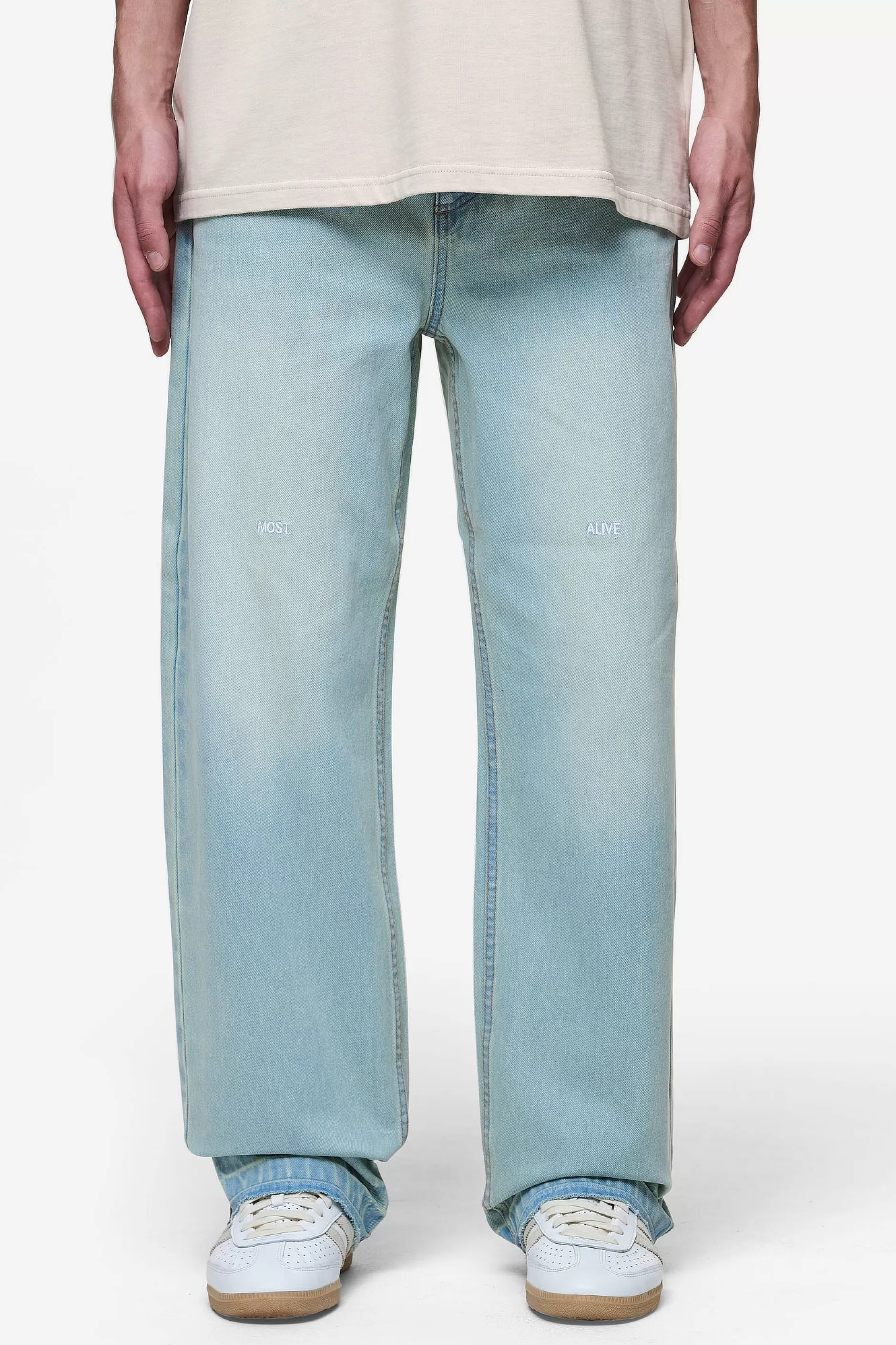 Barrow Wide Baggy Jeans -Pegador Sale