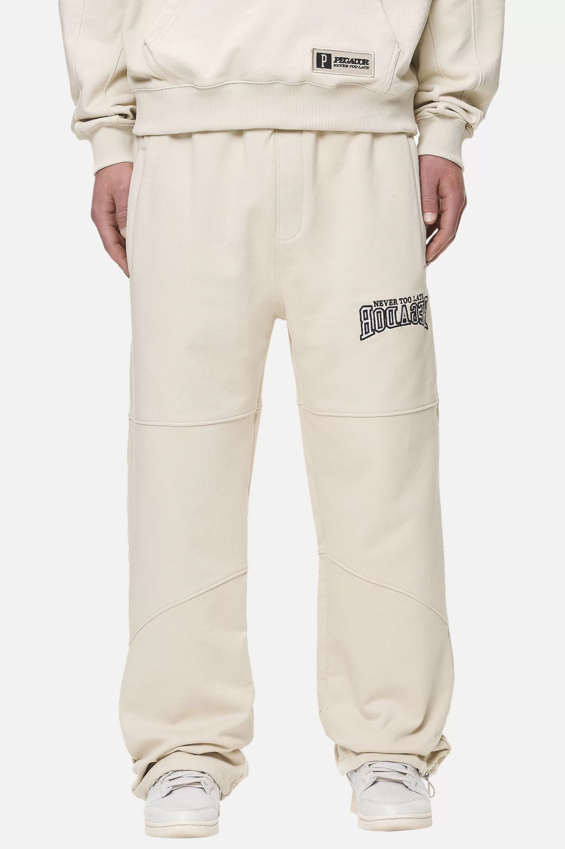 Beech Baggy Sweat Pants Washed Desert Sand-Pegador Store