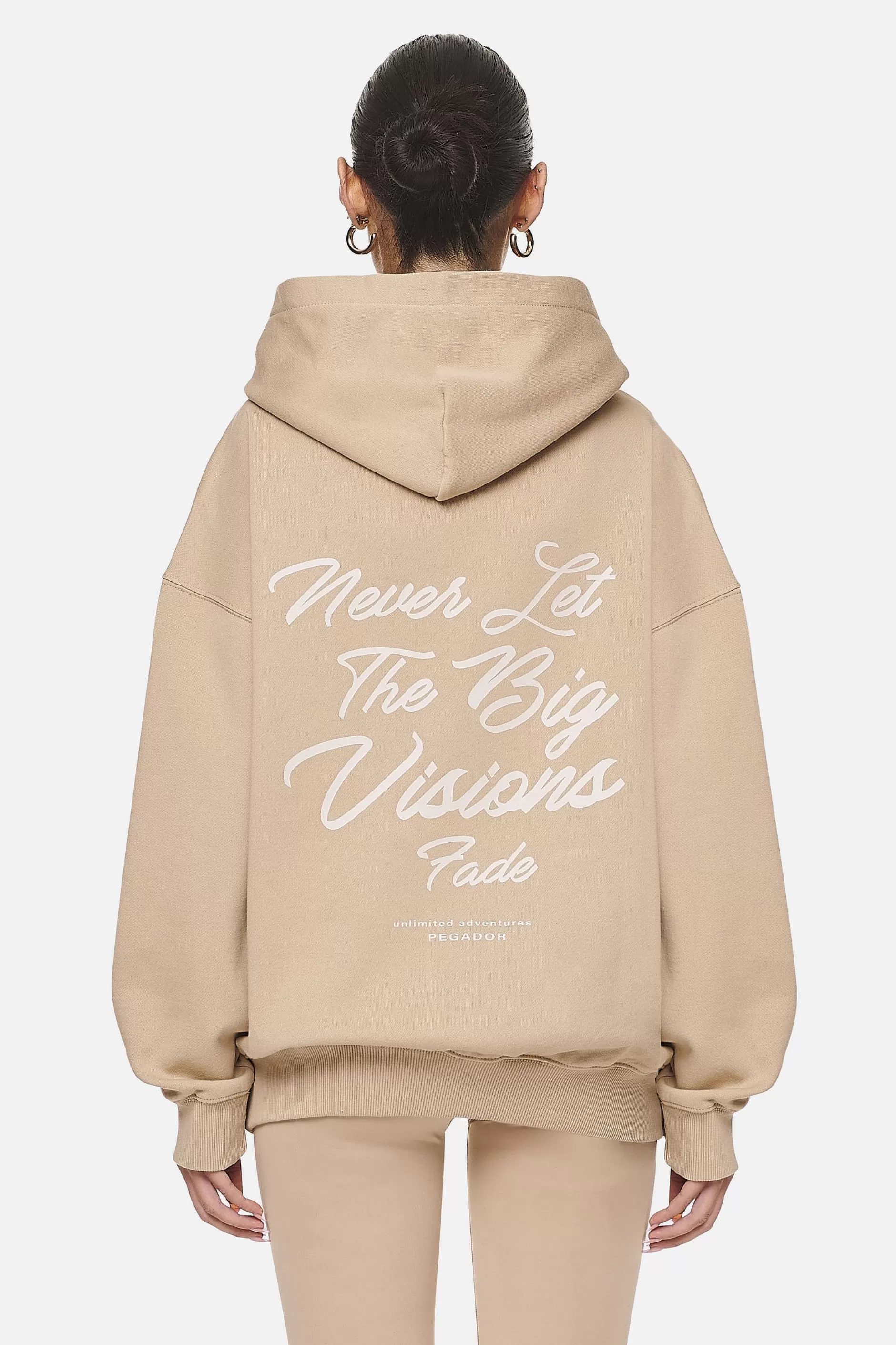 Berri Oversized Hoodie Washed Safari Sand-Pegador Cheap