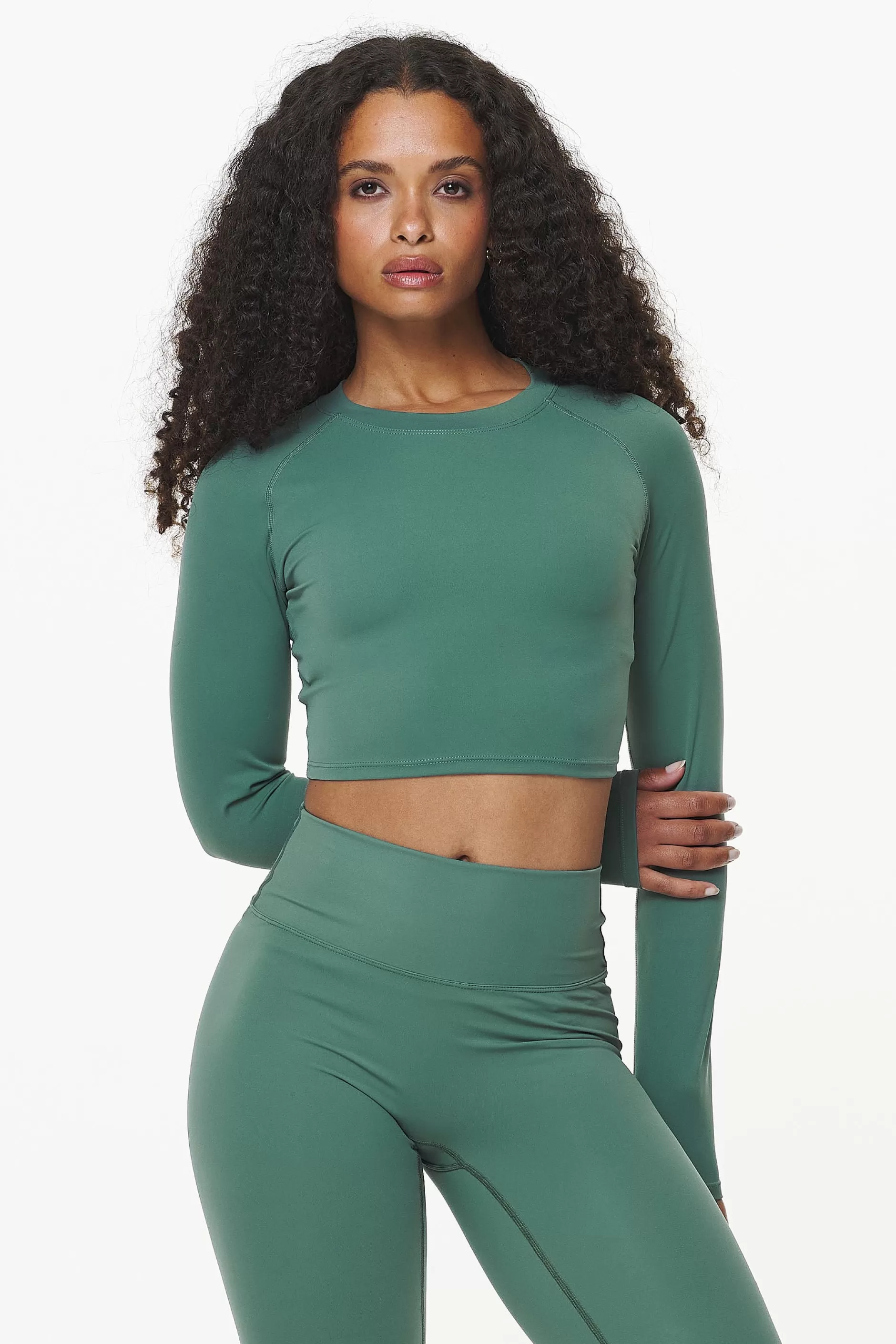 Bow Longsleeve Garden Green-Pegador Sale