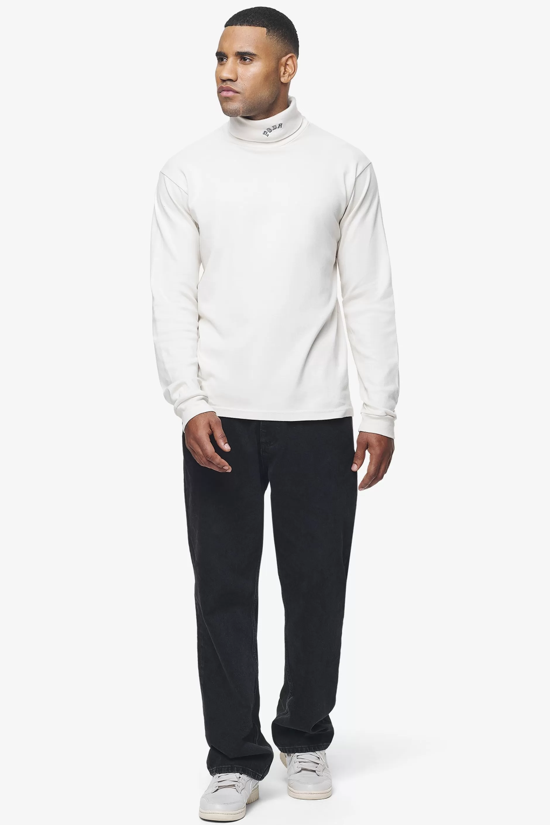 Bute Turtle Neck Longsleeve Vintage Washed Angels Cream-Pegador Outlet