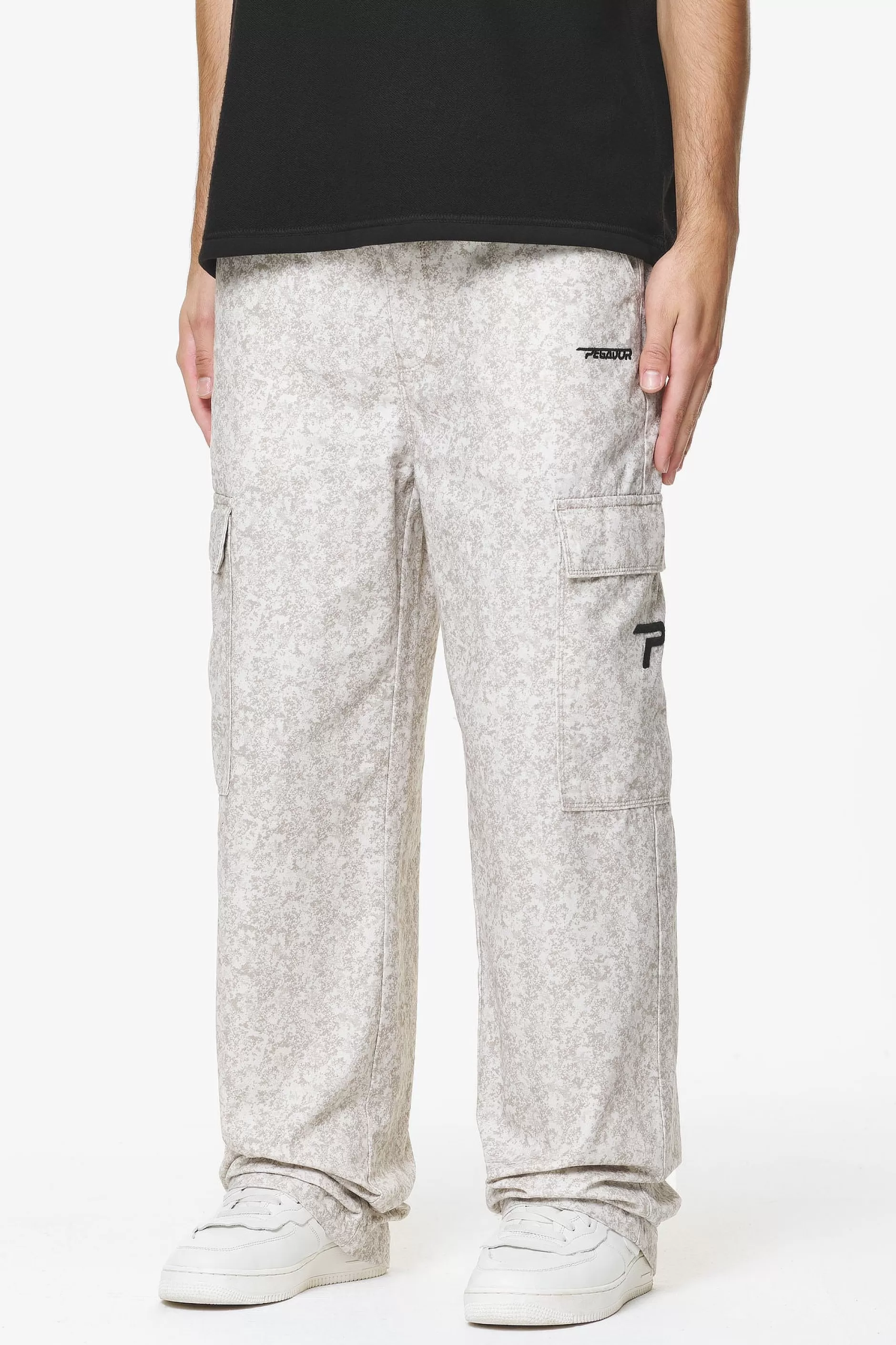 Carvan Wide Camo Pants Dust Cream-Pegador Sale