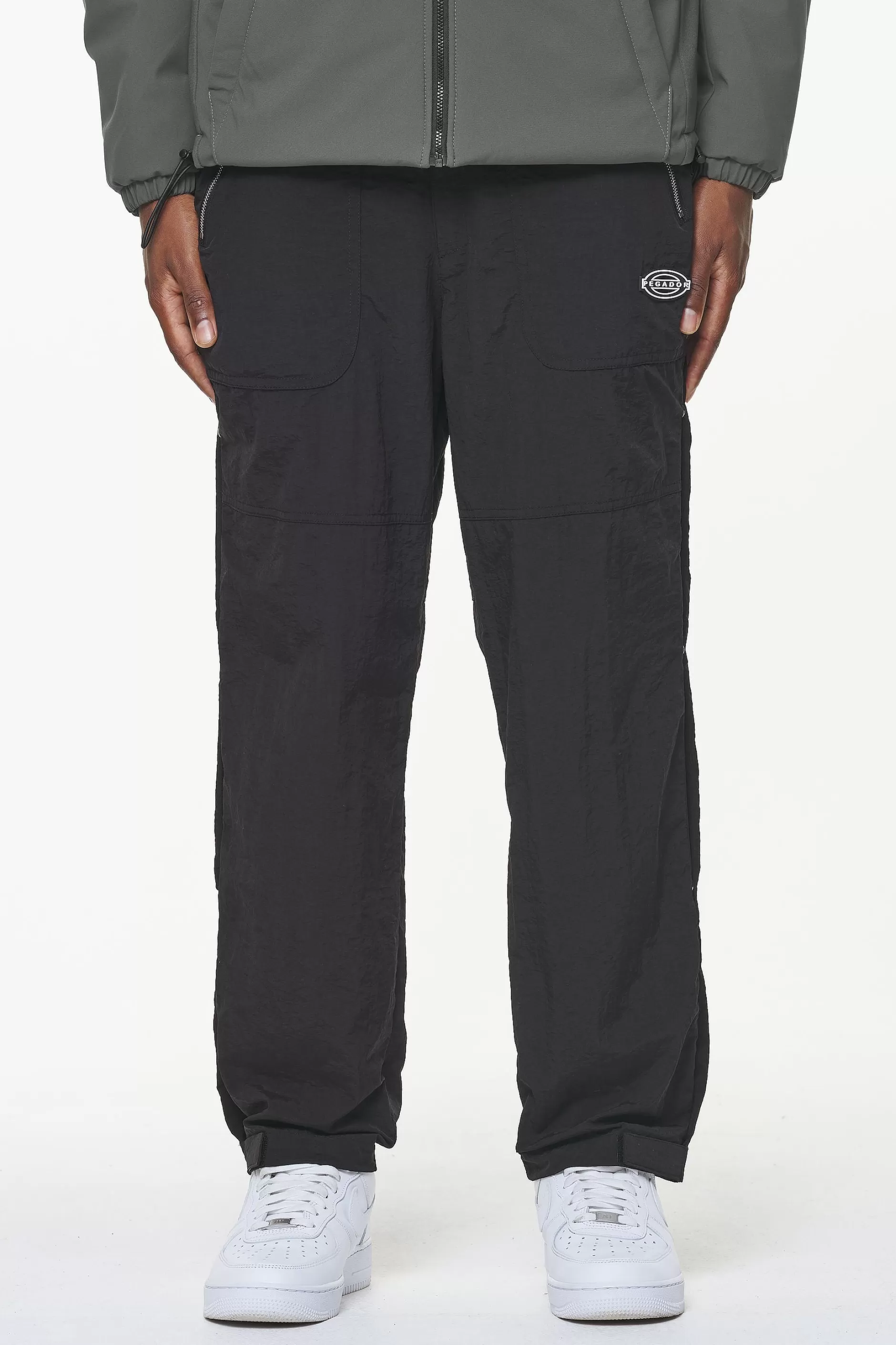 Cassidy Wide Tech Pants Onyx Black-Pegador Online