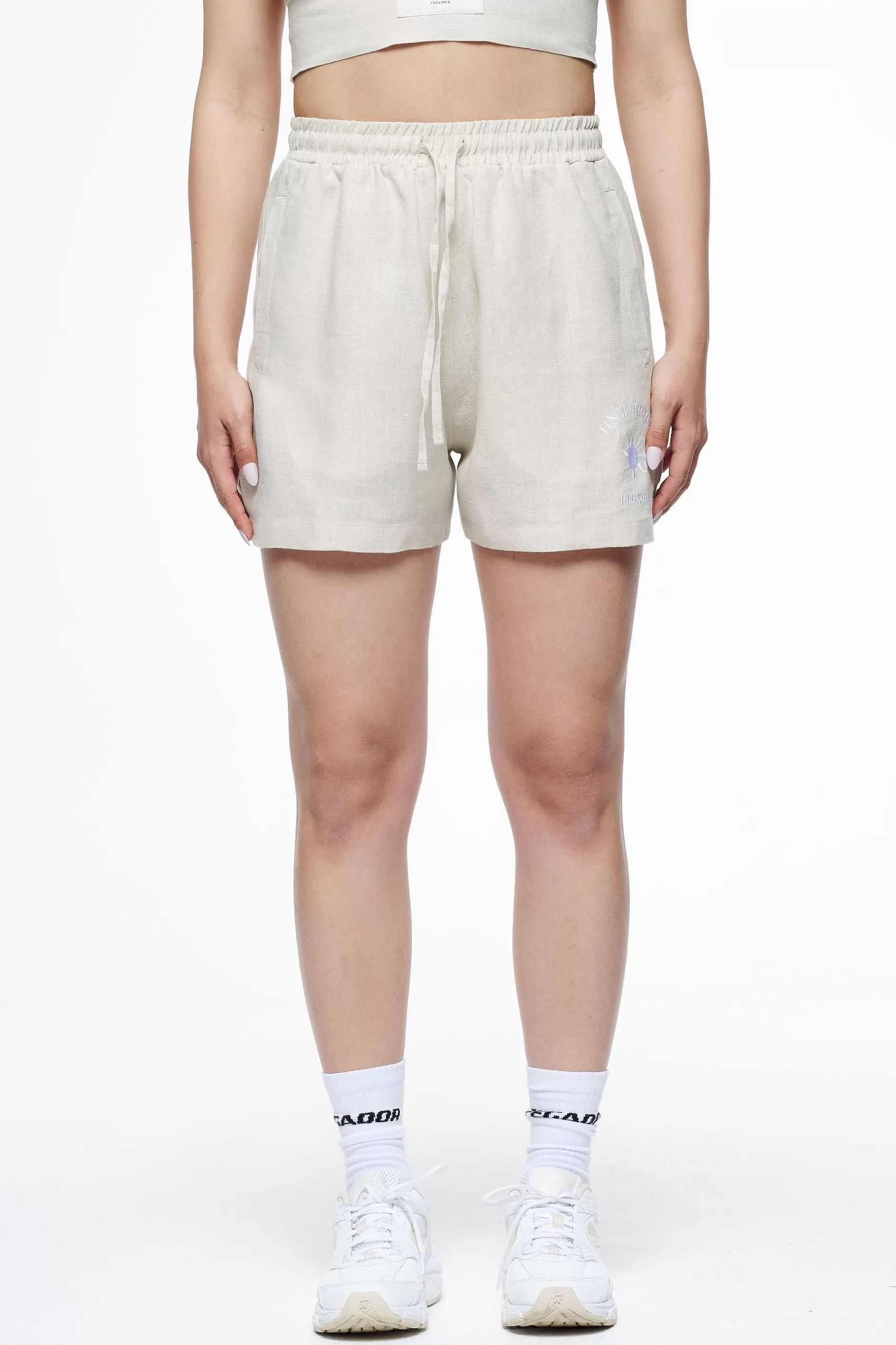 Ceria Canvas Shorts Unbleached-Pegador Best Sale