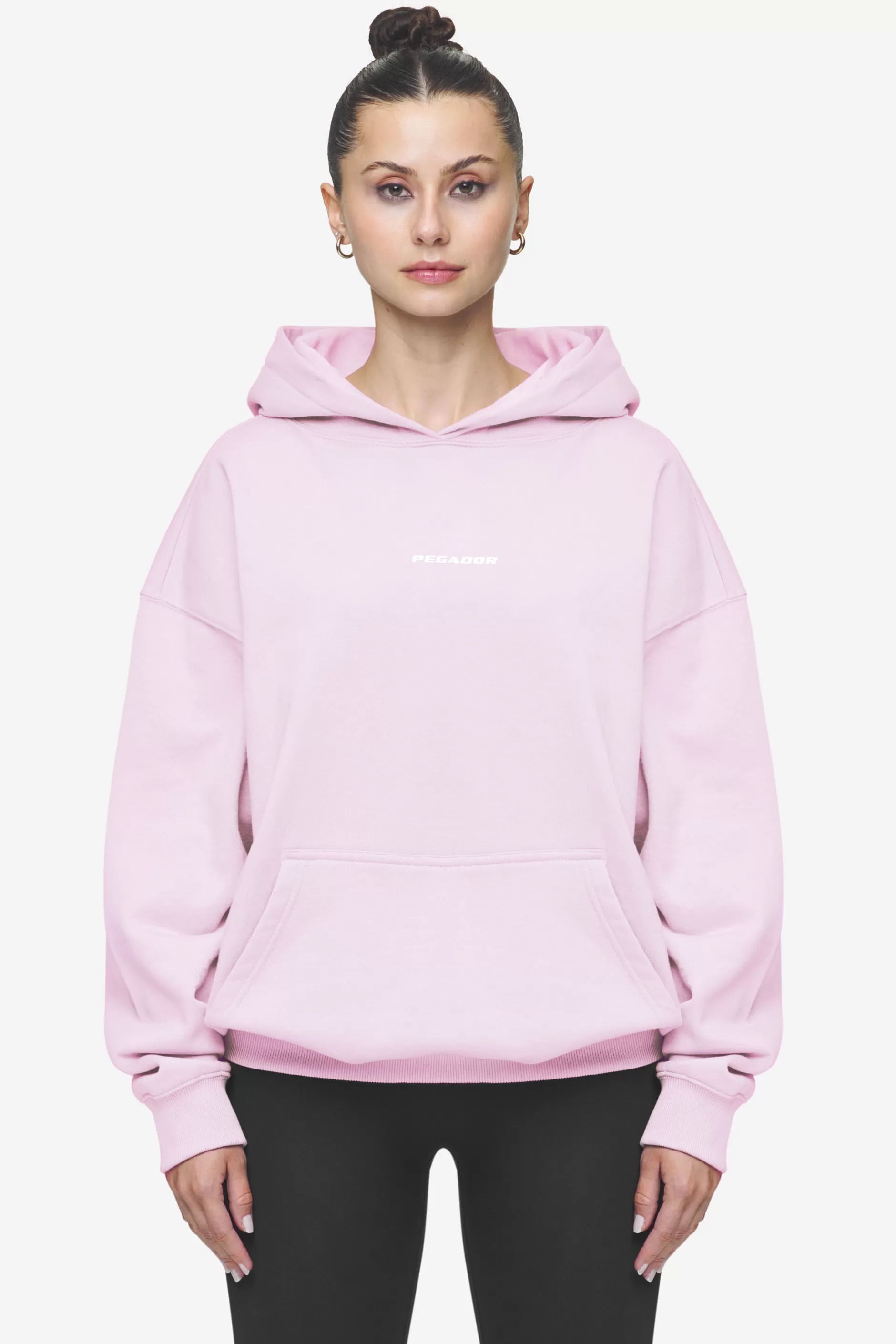 Clarita Logo Oversized Hoodie White Gum-Pegador Sale