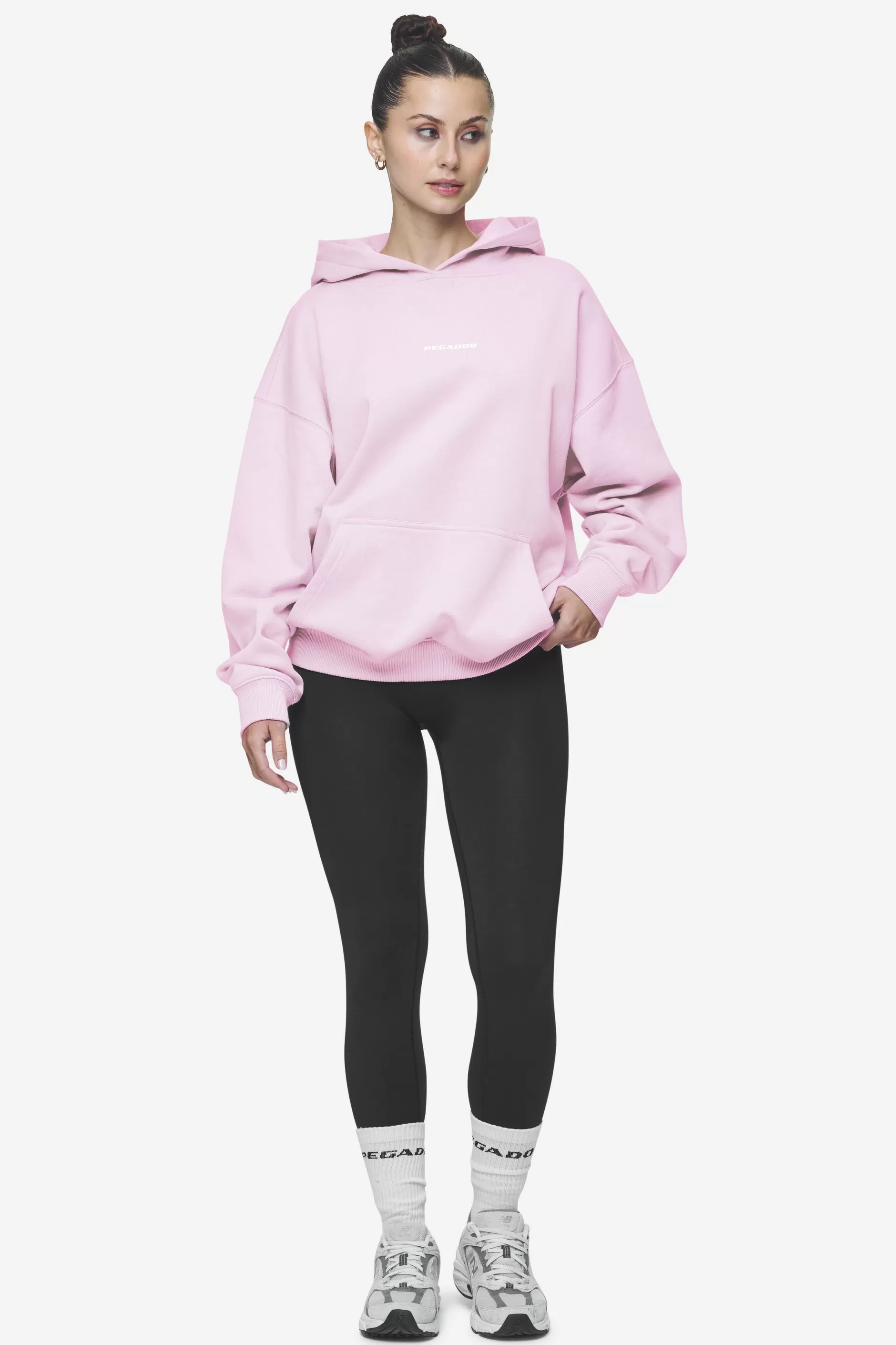 Clarita Logo Oversized Hoodie White Gum-Pegador Sale