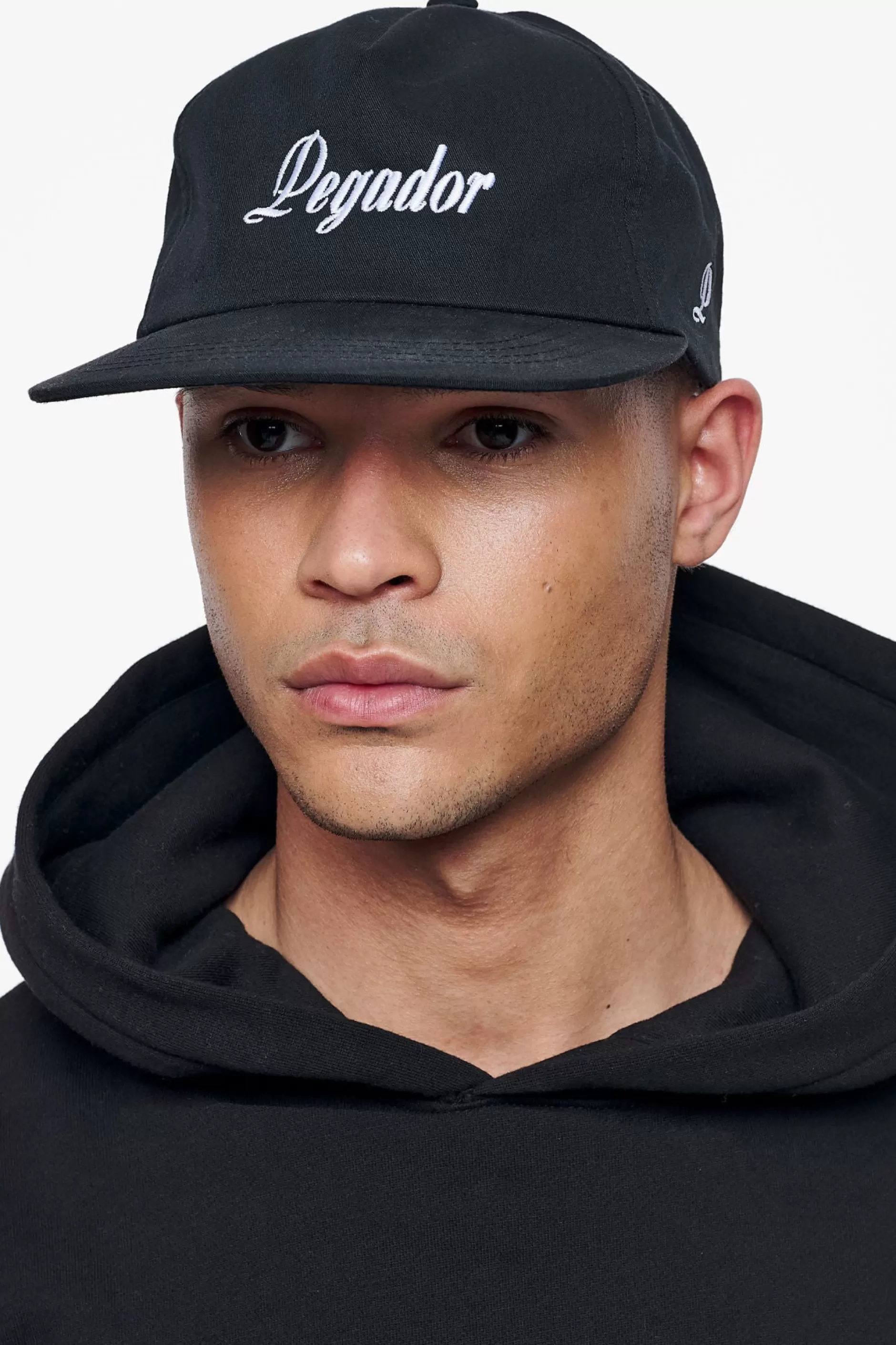 Cleve 5-Panel Cap Black-Pegador Online