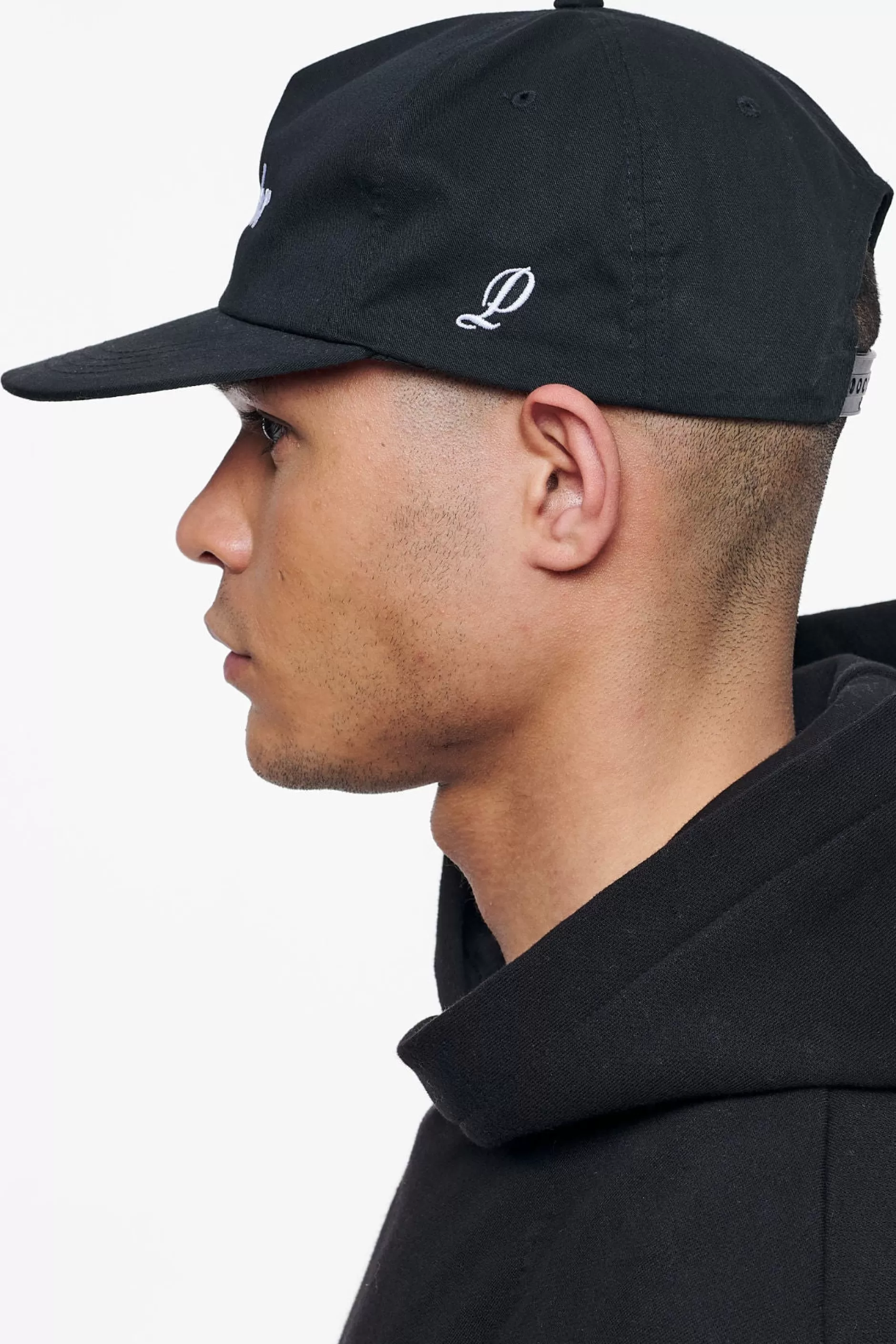 Cleve 5-Panel Cap Black-Pegador Online