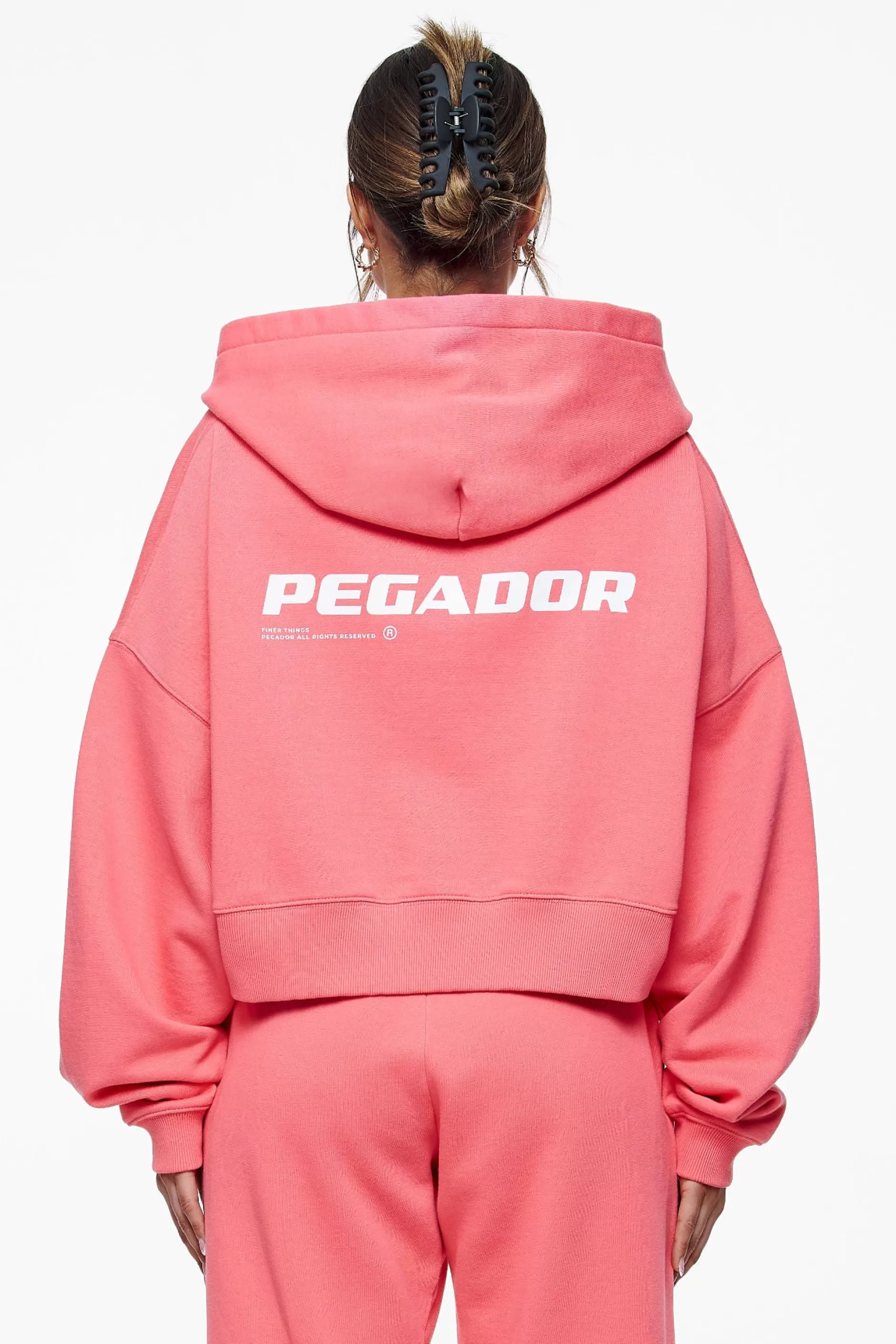 Culla Logo Oversized Cropped Hoodie -Pegador Store