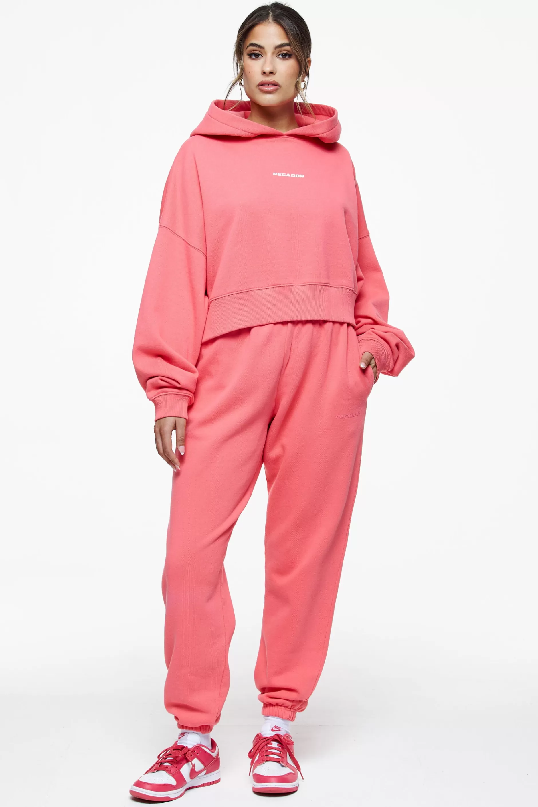Culla Logo Oversized Cropped Hoodie -Pegador Store