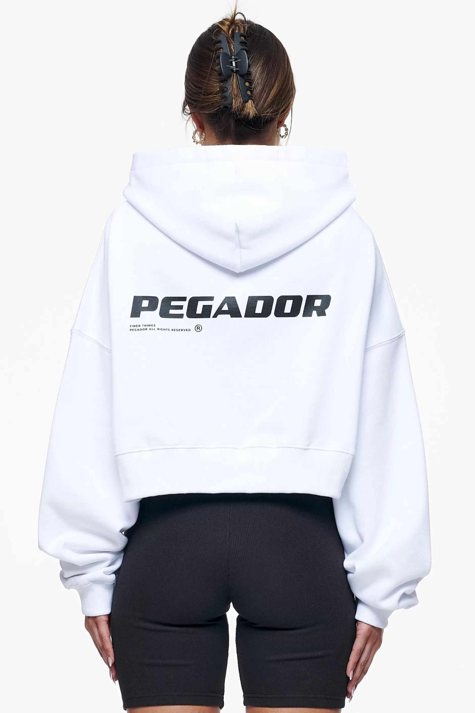 Culla Logo Oversized Cropped Hoodie -Pegador Shop