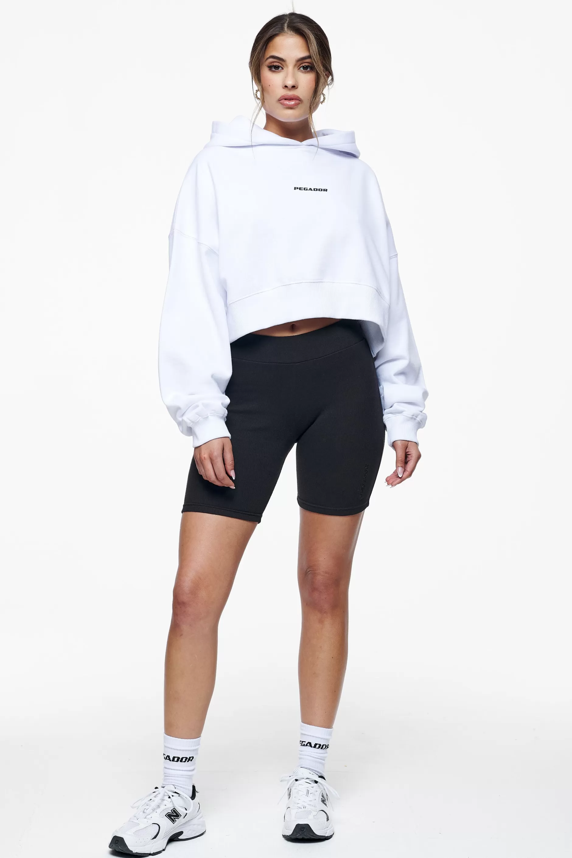 Culla Logo Oversized Cropped Hoodie -Pegador Shop