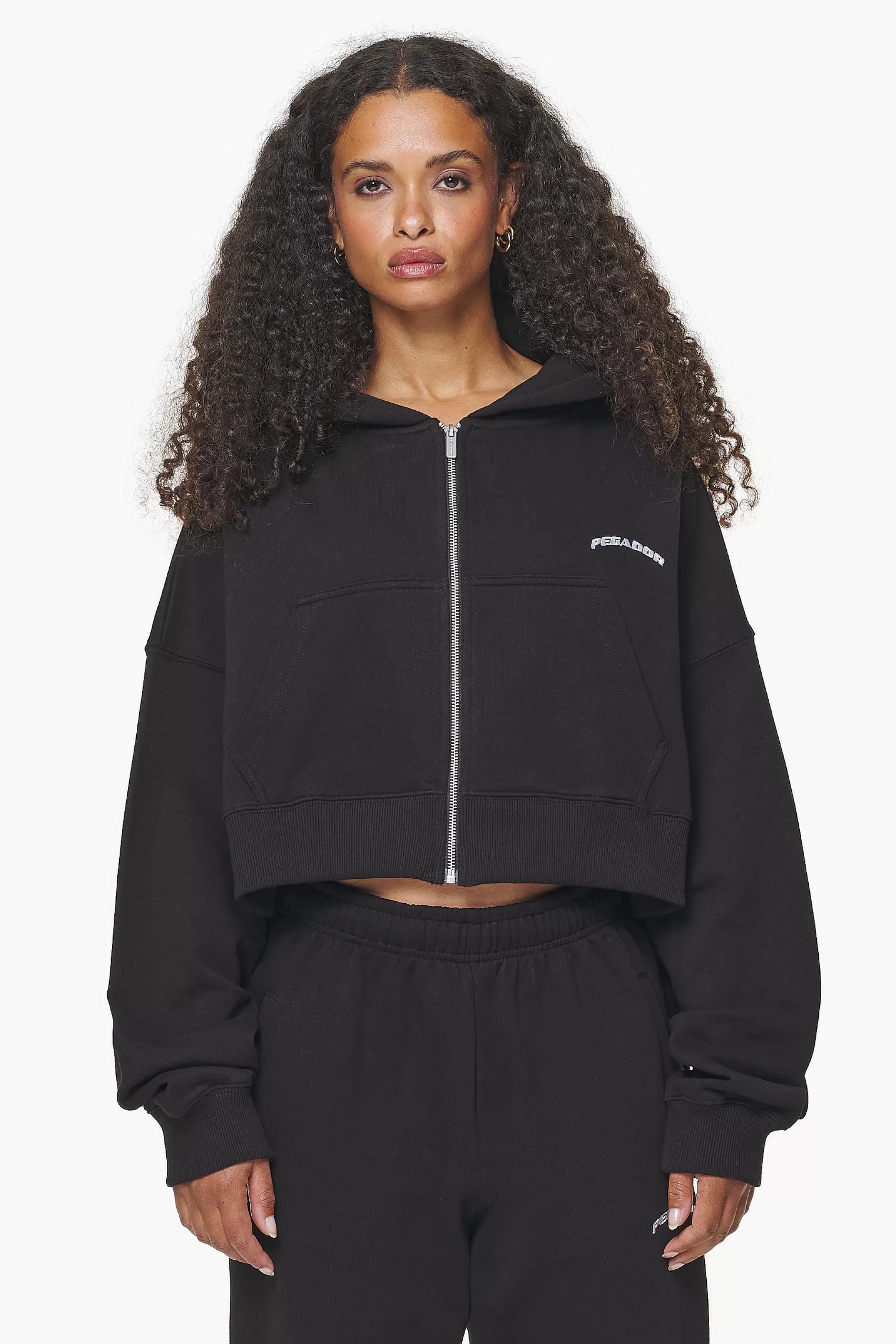 Dorset Cropped Zip Hoodie -Pegador Shop