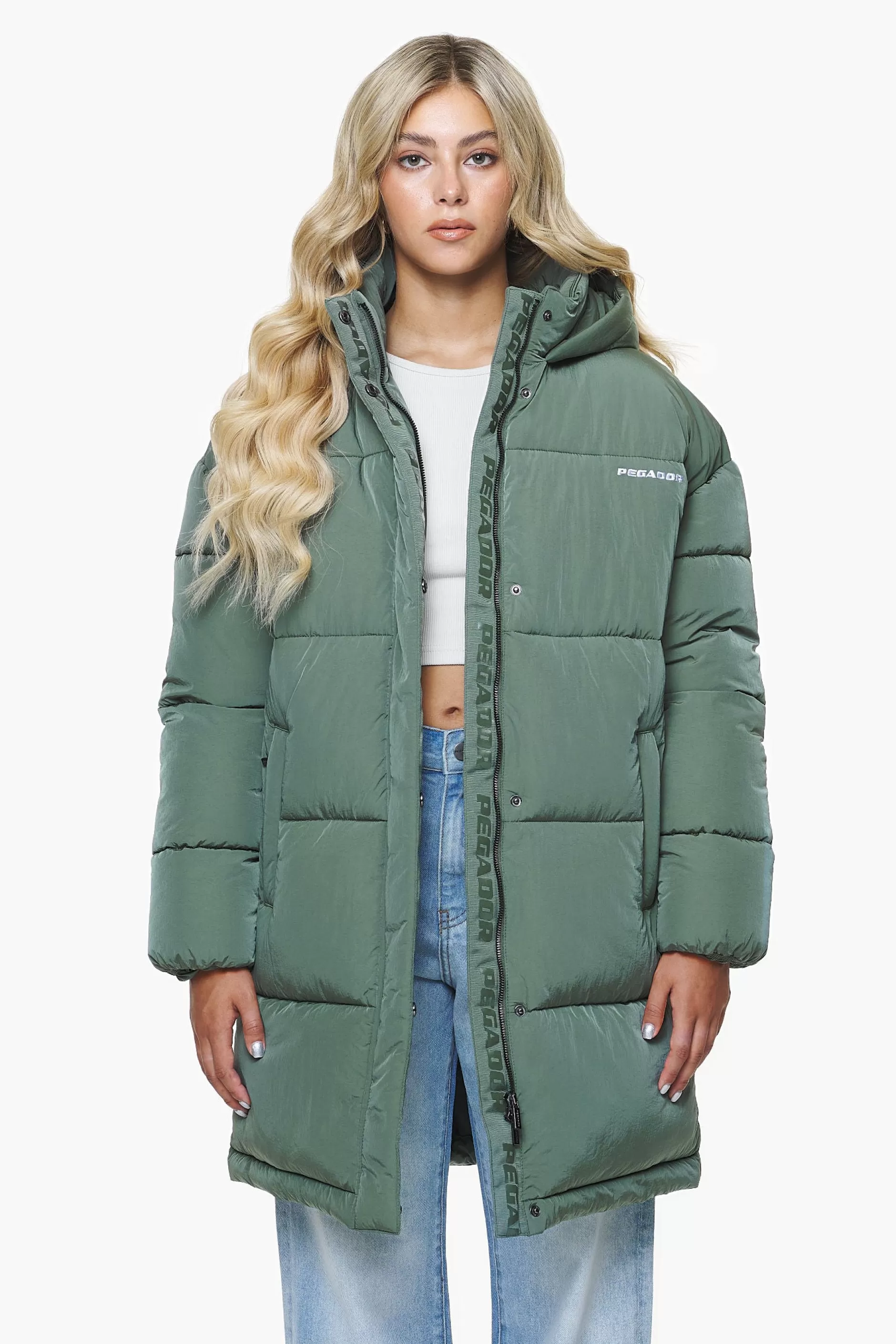 Downing Crushed Oversized Puffer Coat -Pegador Cheap