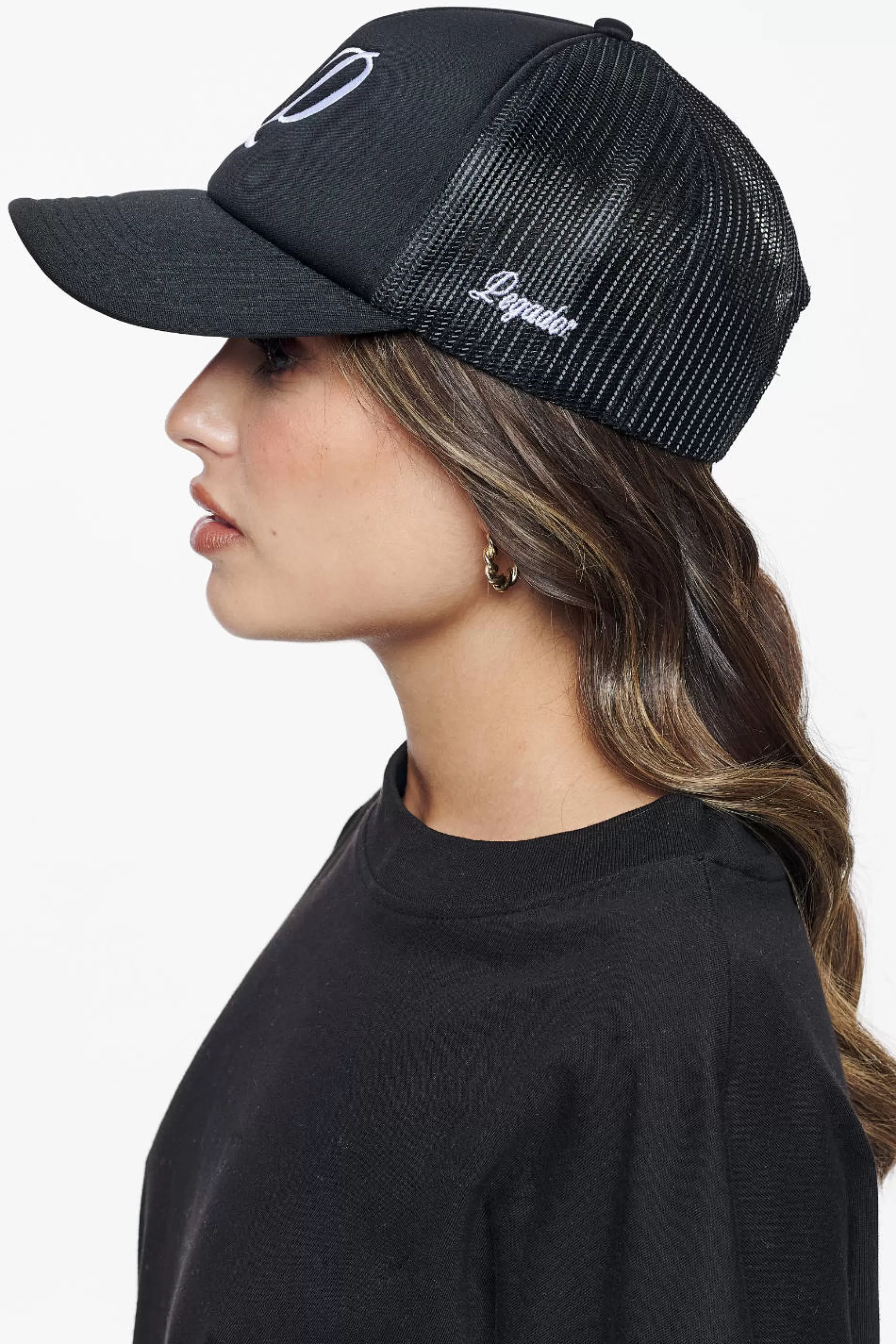 Drill Trucker Cap Black-Pegador Hot