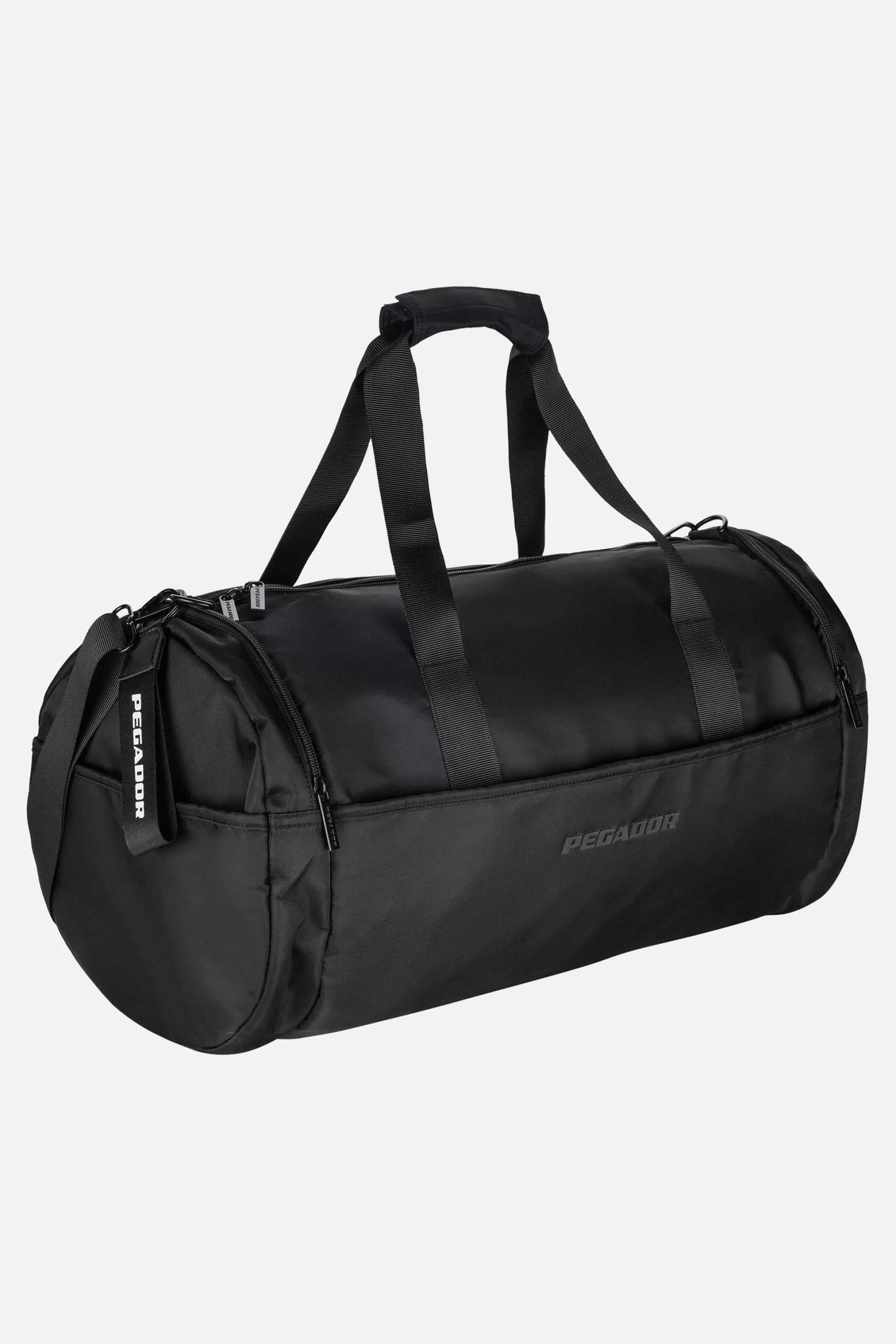 Fels Logo Nylon Sportsbag Black-Pegador Shop