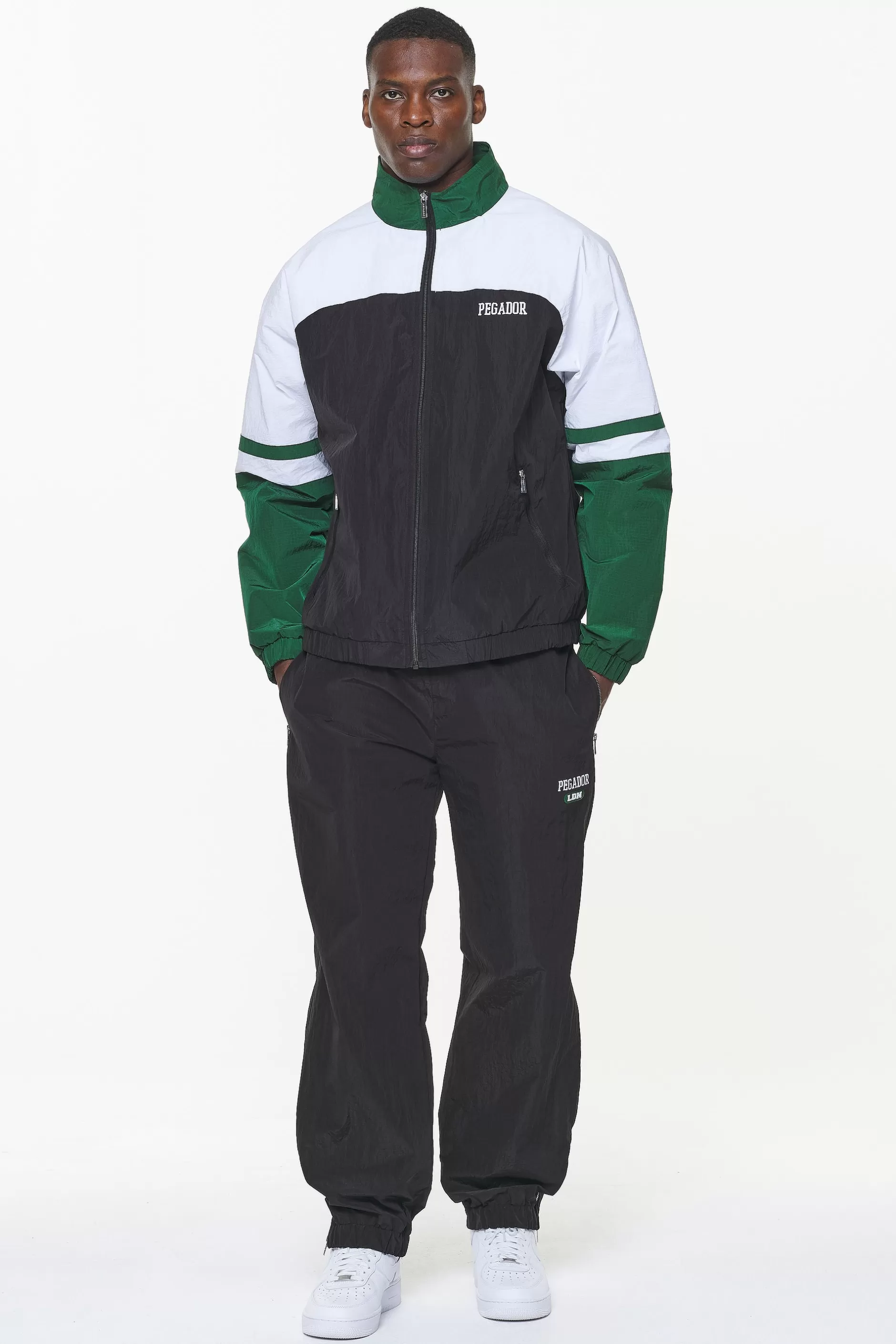 Firb Track Jacket Onyx Black White-Pegador New