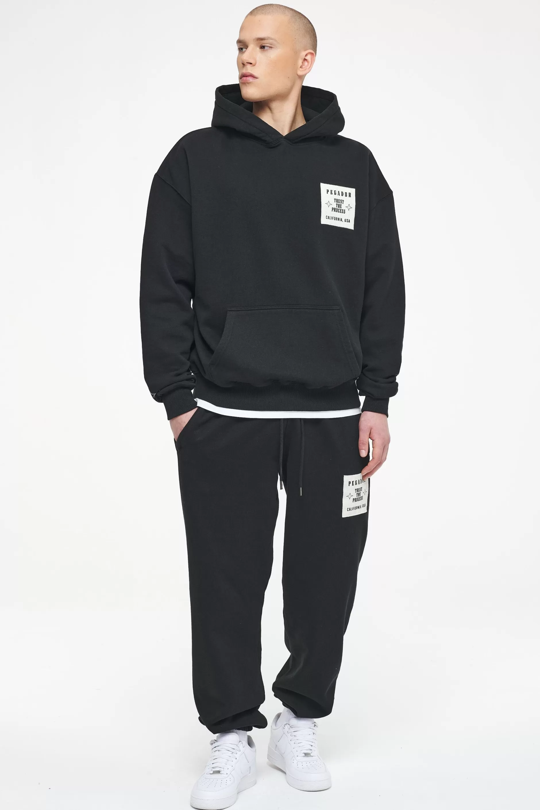 Galt Heavy Sweat Pants Vintage Washed Black Ink-Pegador Outlet