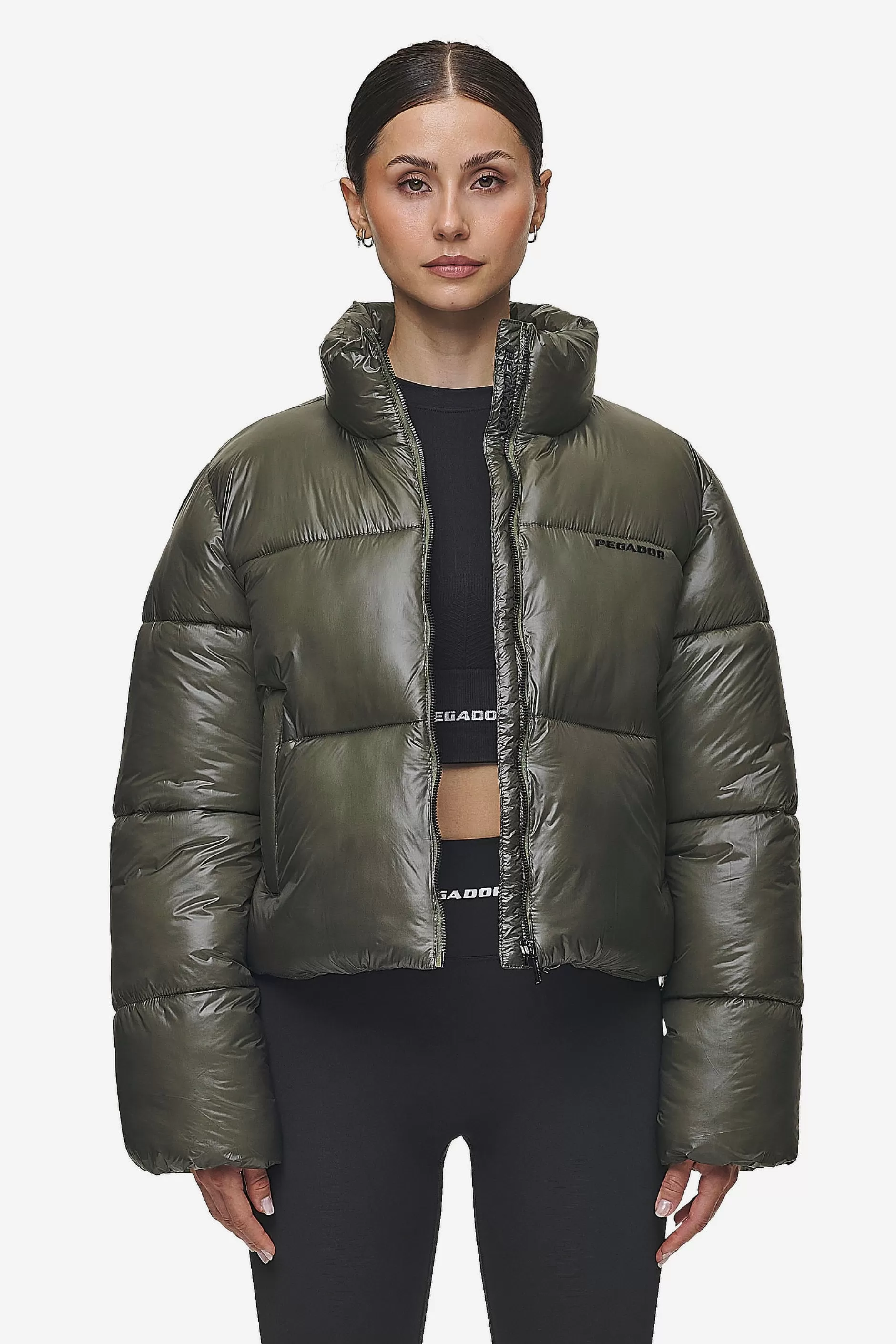 Georgia Light Glossy Puffer Jacket -Pegador Flash Sale