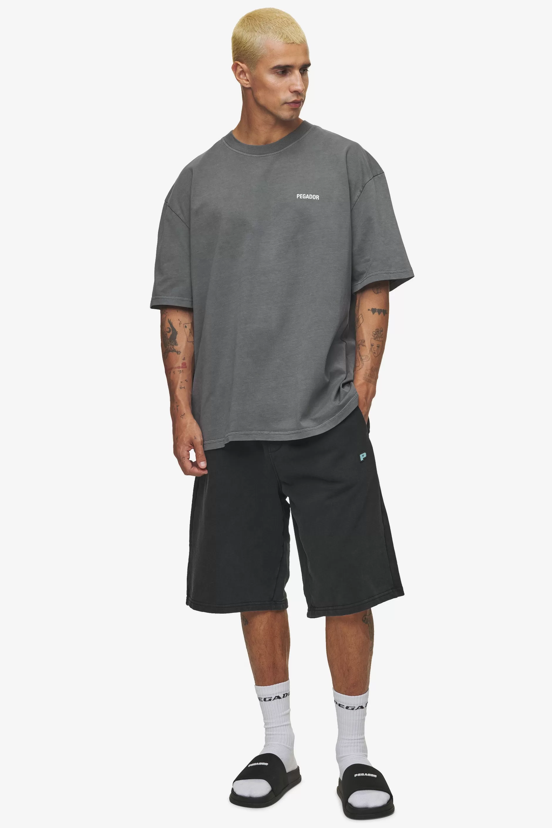 Gulati Oversized Tee Vintage Grey-Pegador Store