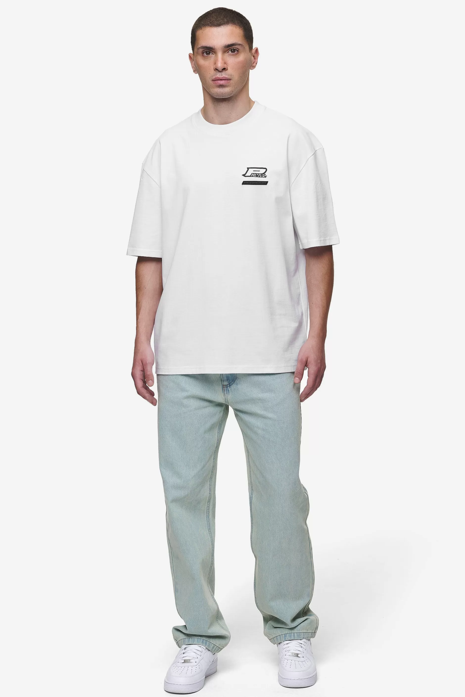 Hawkins Oversized Tee White-Pegador Clearance