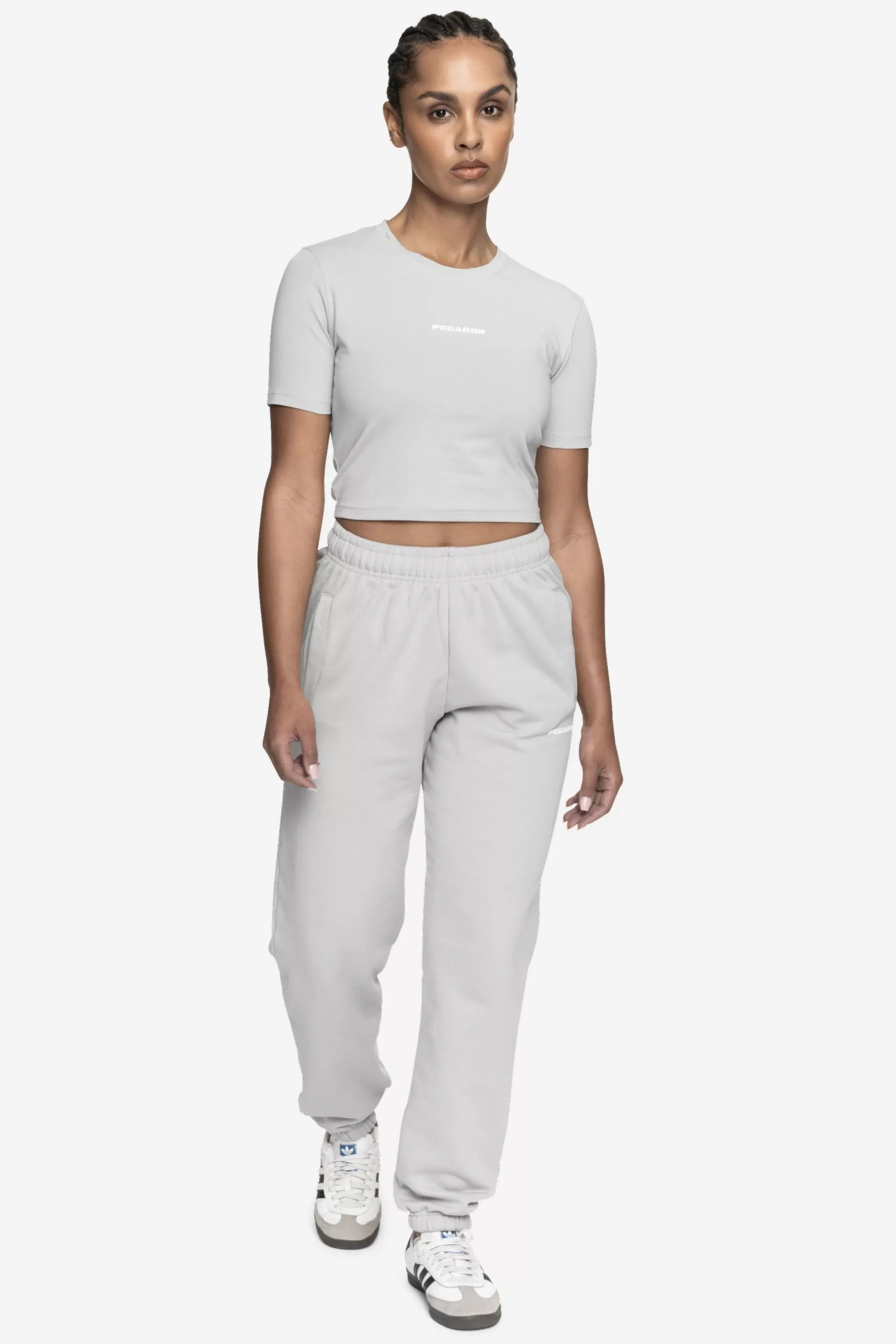 Ines Cropped Baby Tee White Gum-Pegador Shop