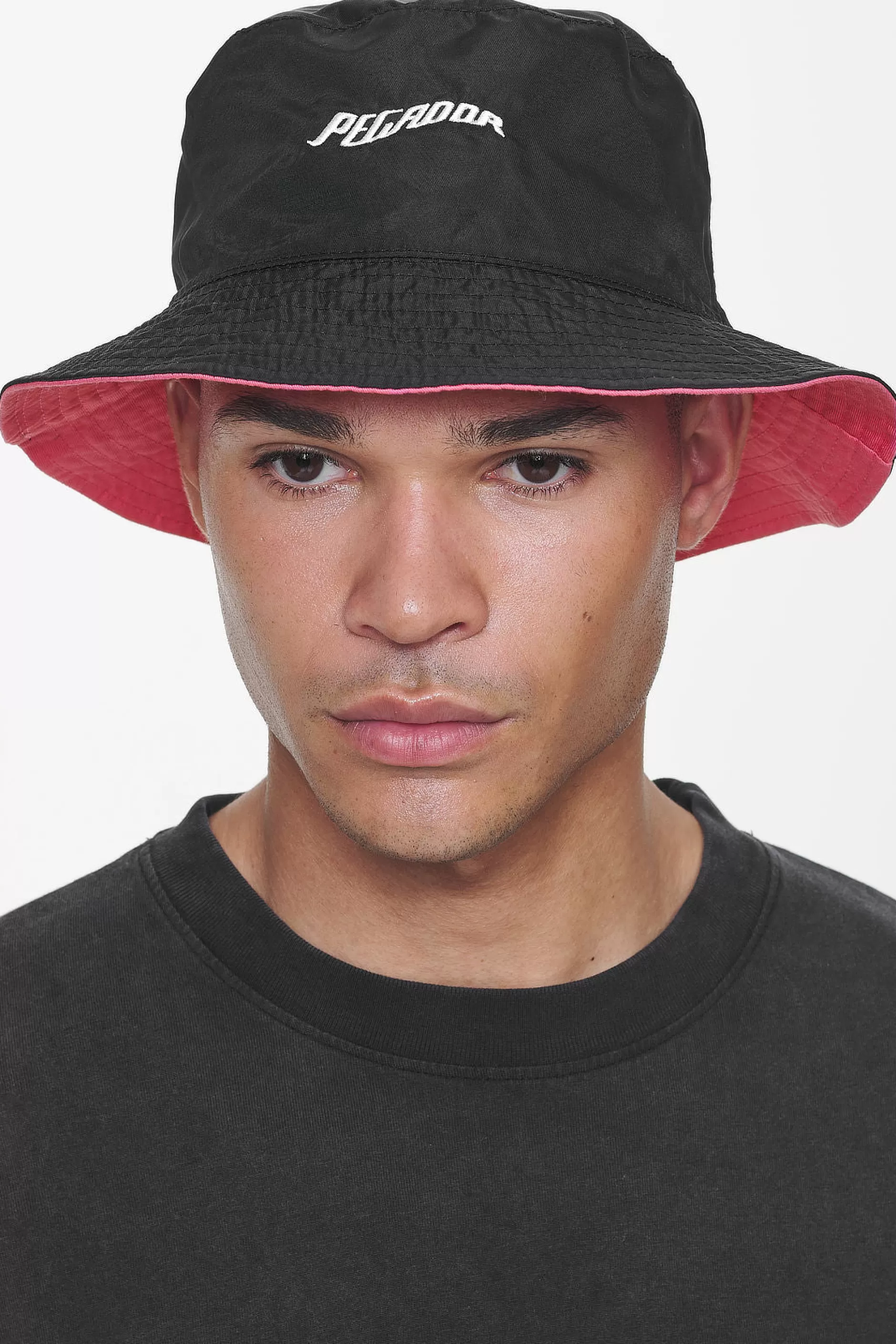 Juan Reversible Bucket Hat Black Strawberry-Pegador Clearance