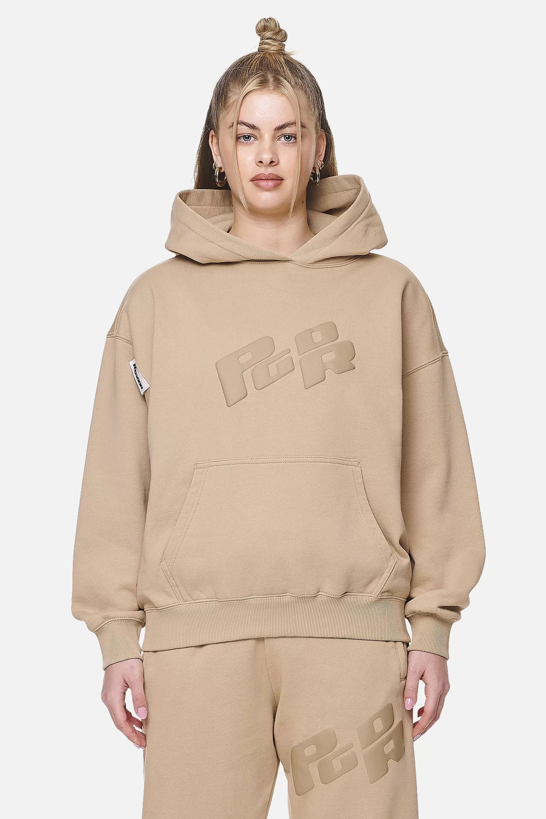 Julago Oversized Hoodie Washed Safari Sand-Pegador Cheap