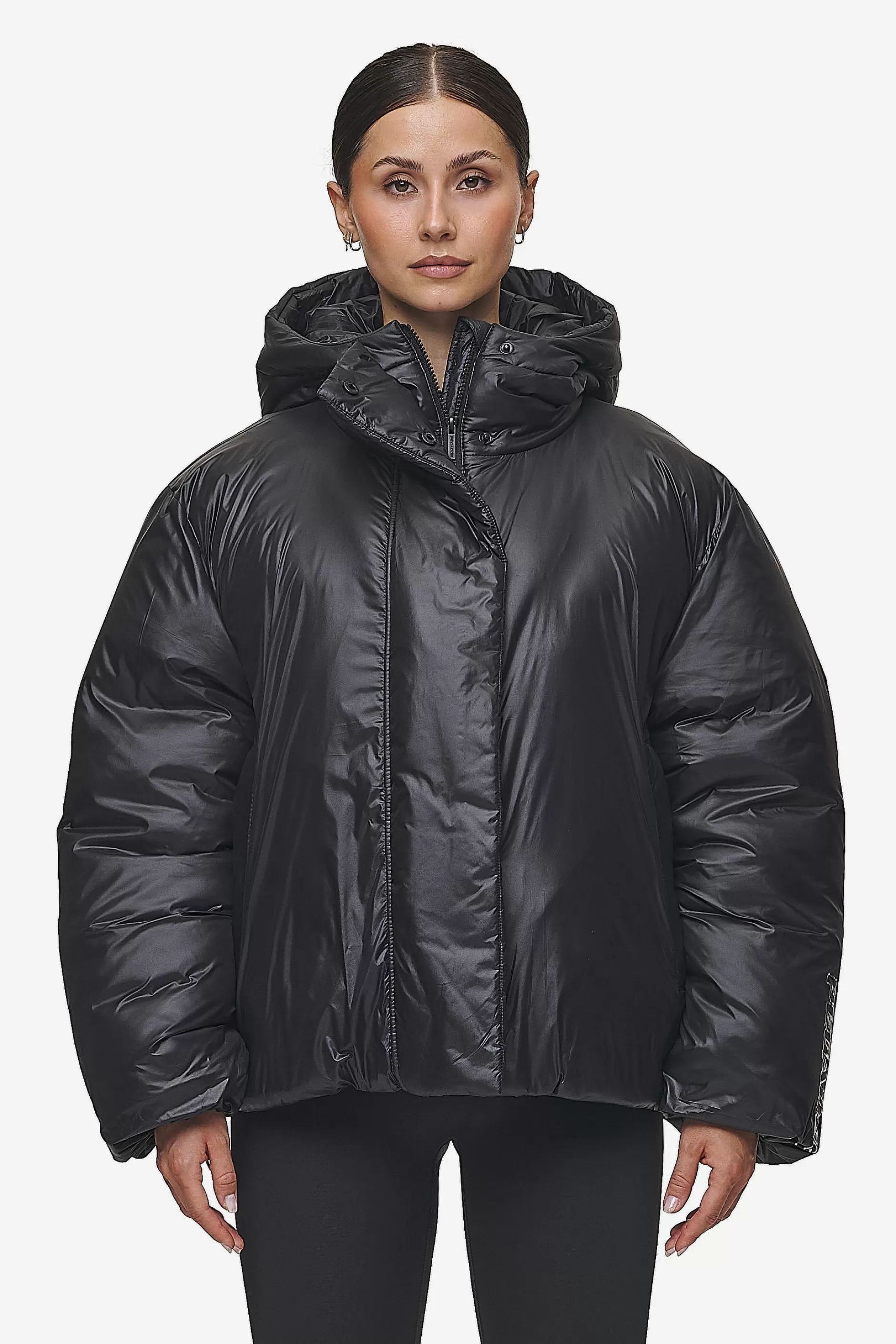 Keboli Oversized Puffer Jacket Black-Pegador Best