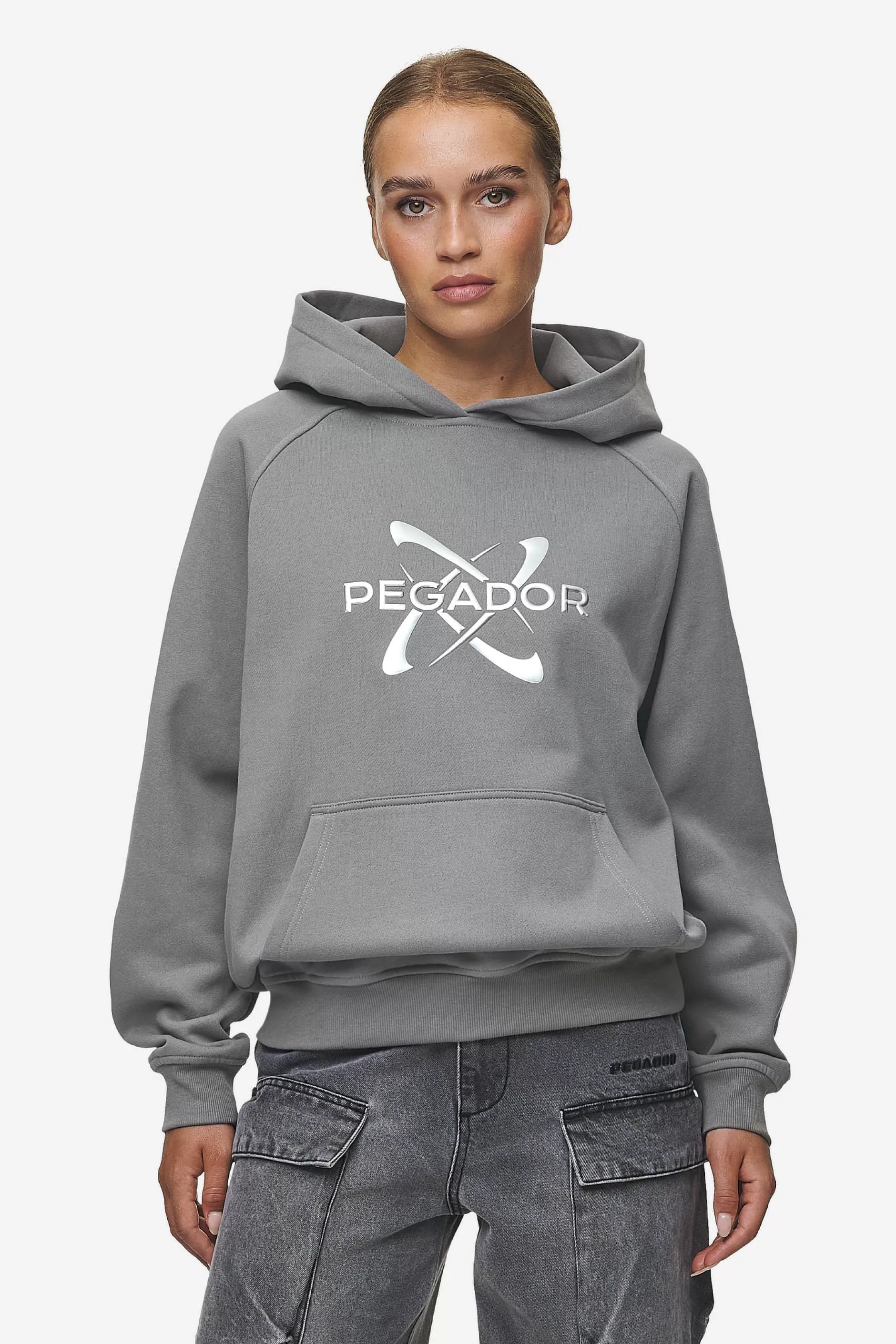 Klaria Oversized Hoodie Washed Deep Grey-Pegador Hot