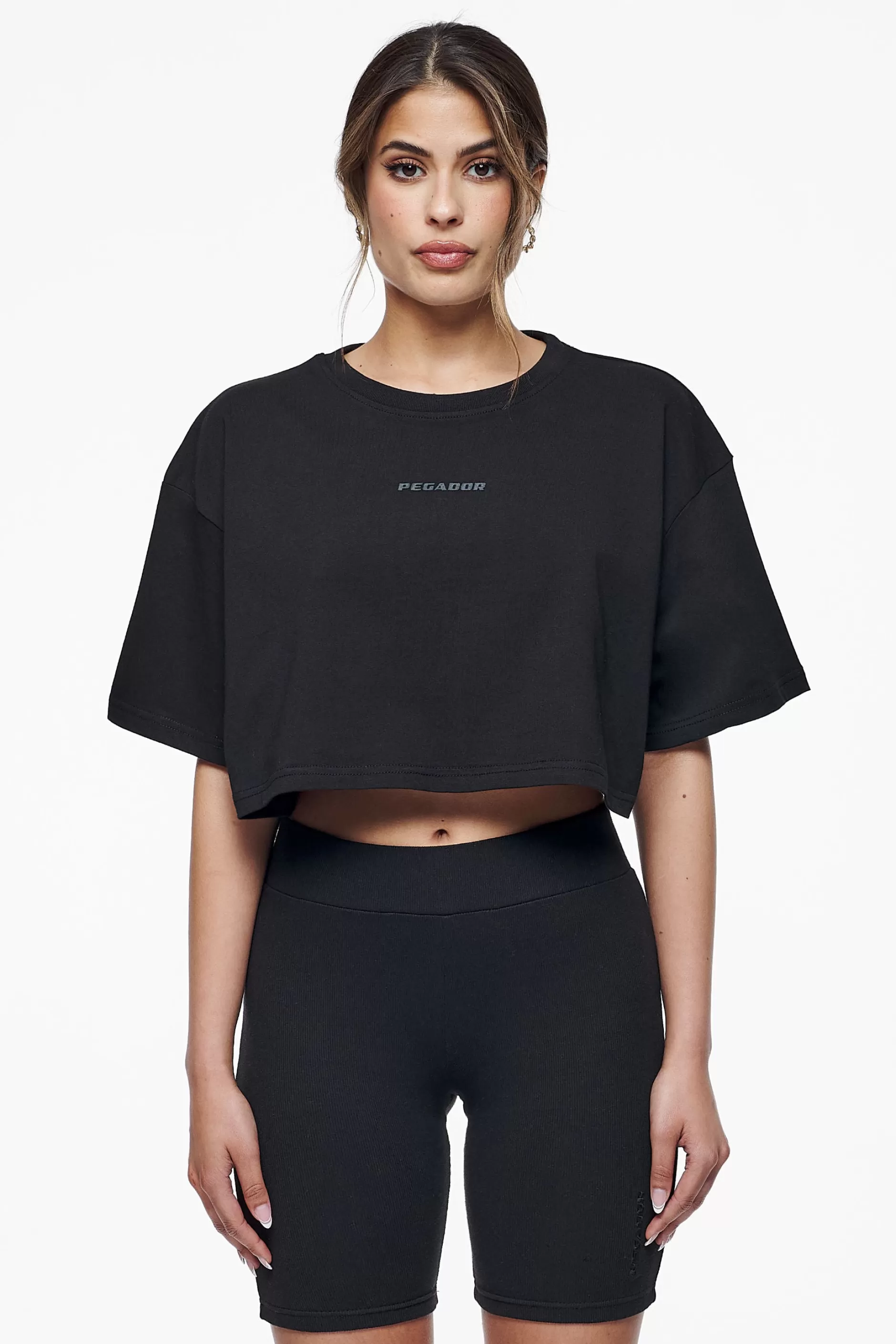 Layla Oversized Cropped Tee -Pegador Cheap