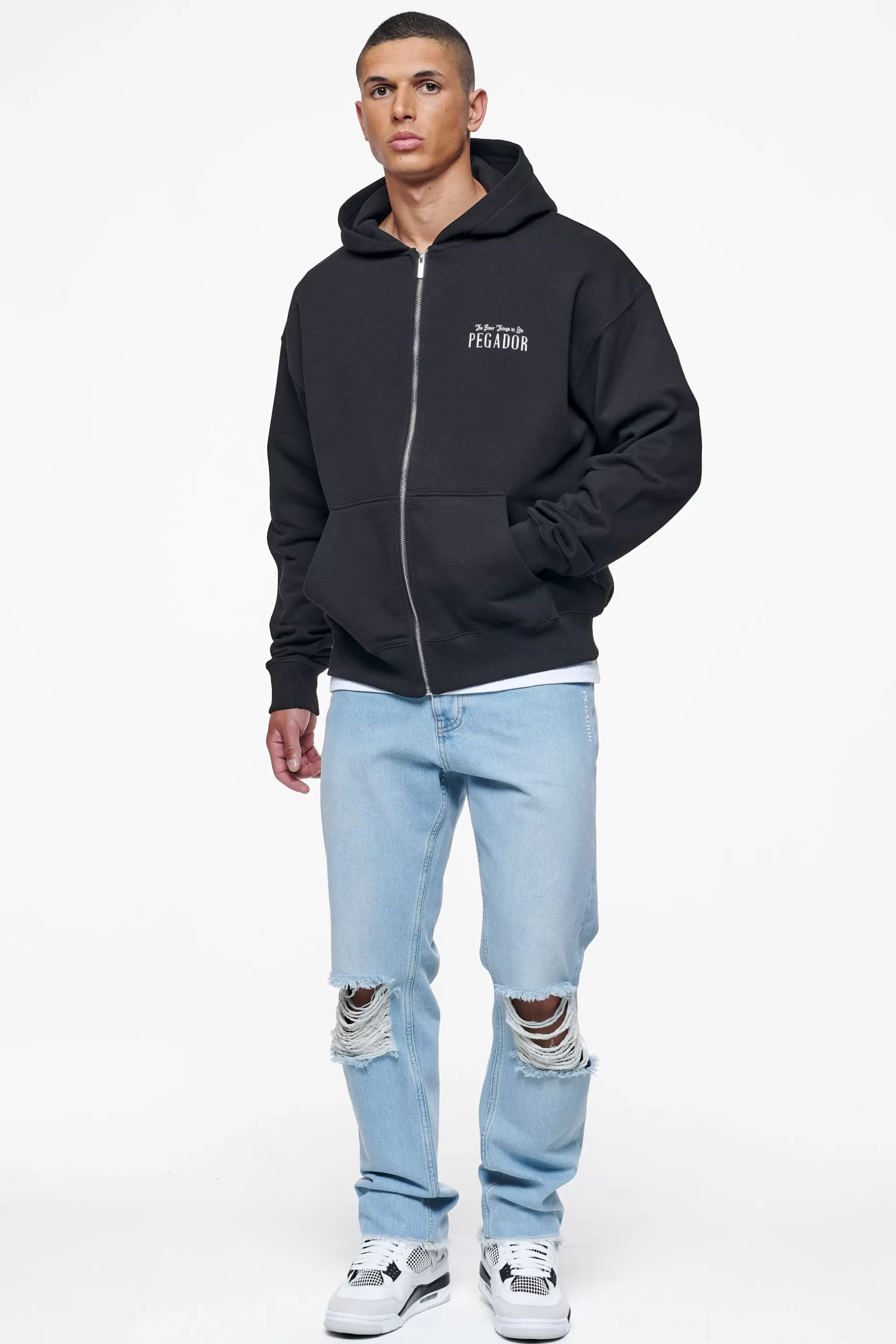 Leander Oversized Sweat Jacket -Pegador Best Sale