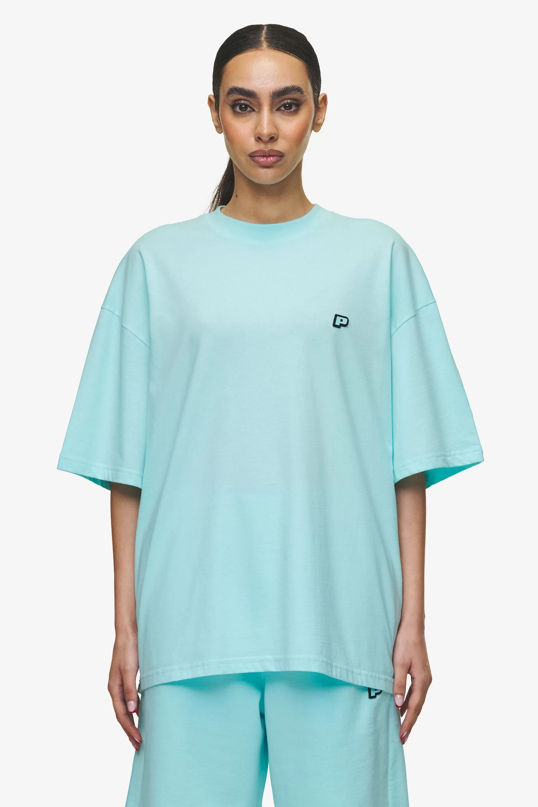 Leono Boxy Tee Sky Blue Gum-Pegador Clearance