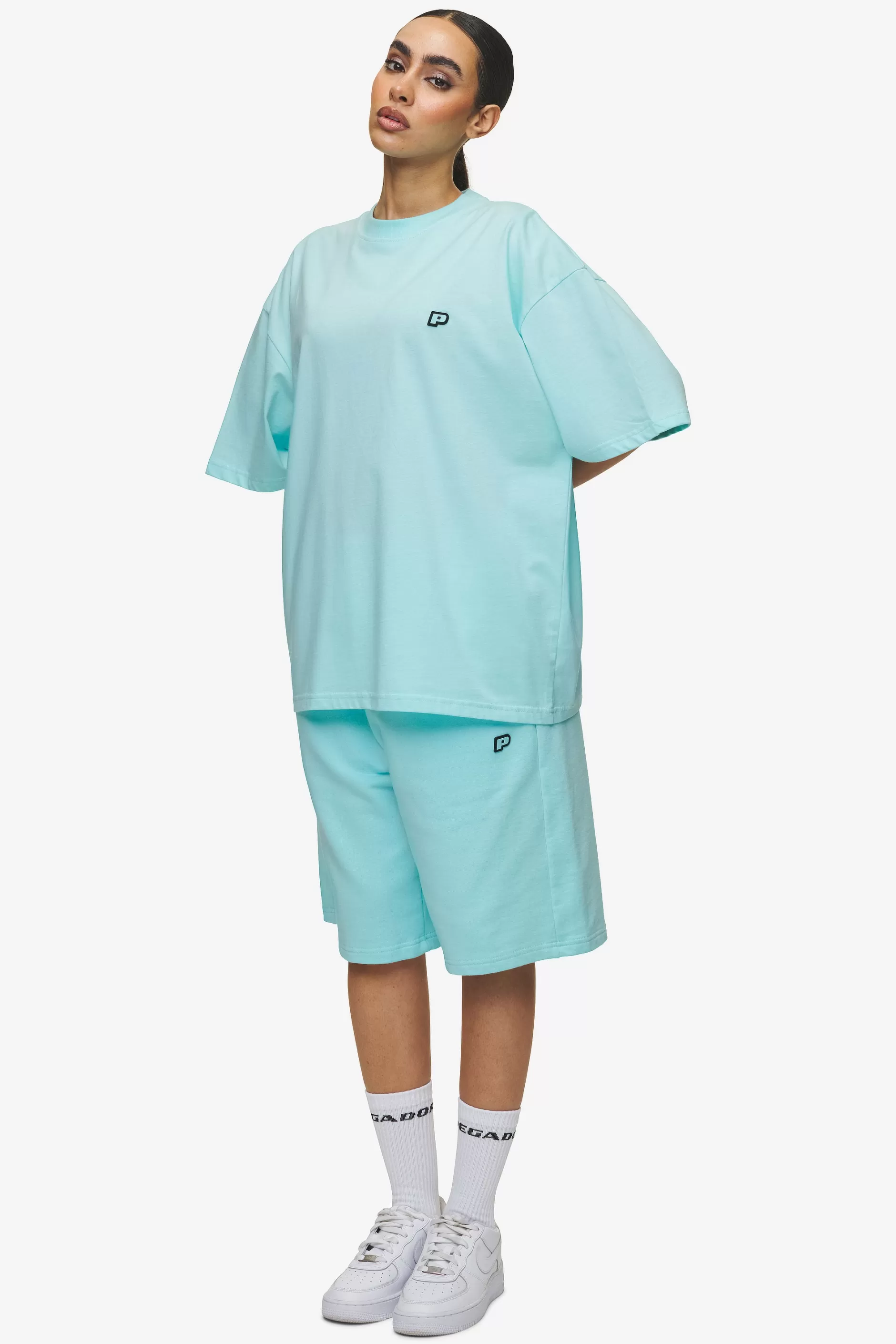 Leono Boxy Tee Sky Blue Gum-Pegador Clearance