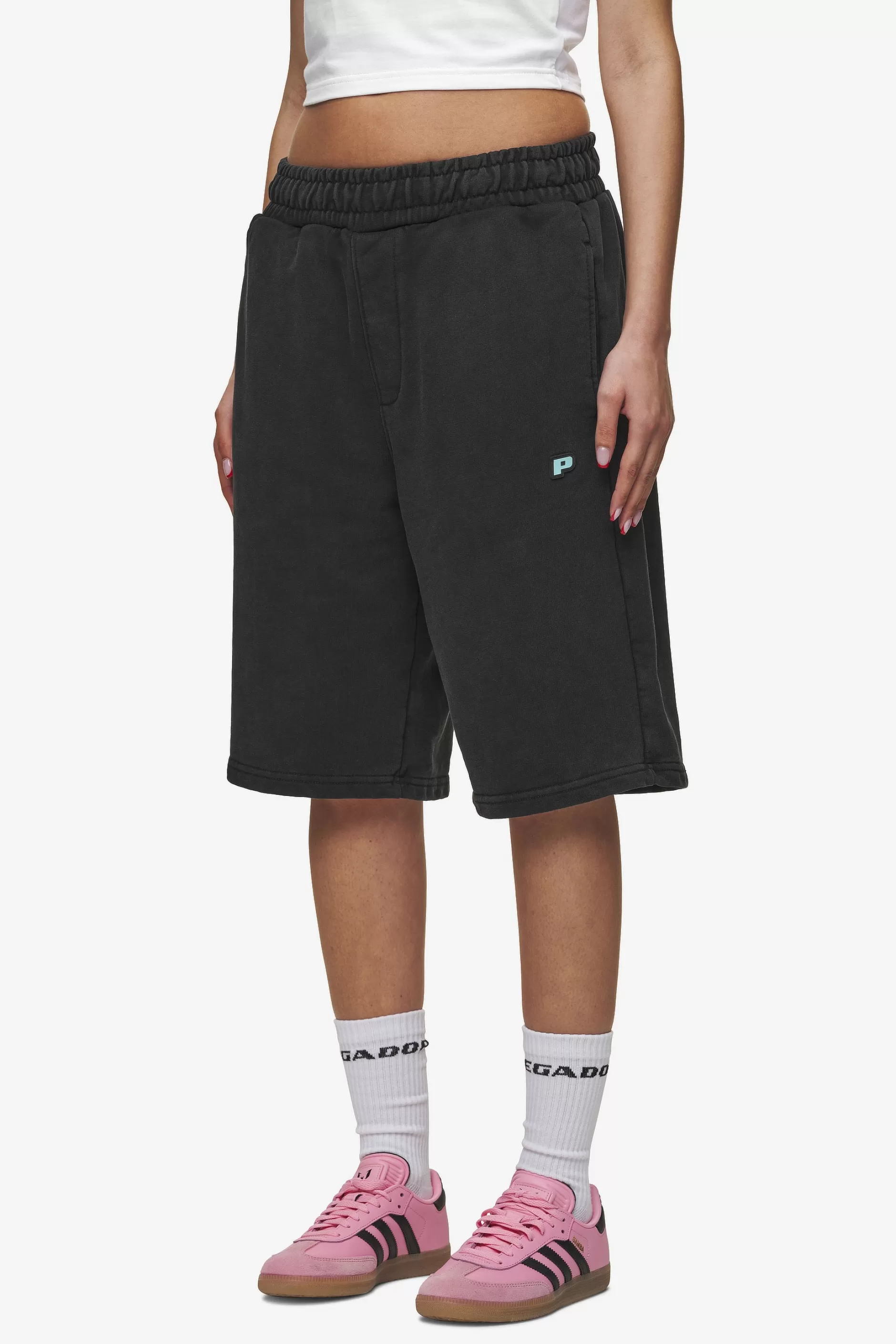 Leono Overknee Heavy Sweat Shorts Gum-Pegador Best Sale